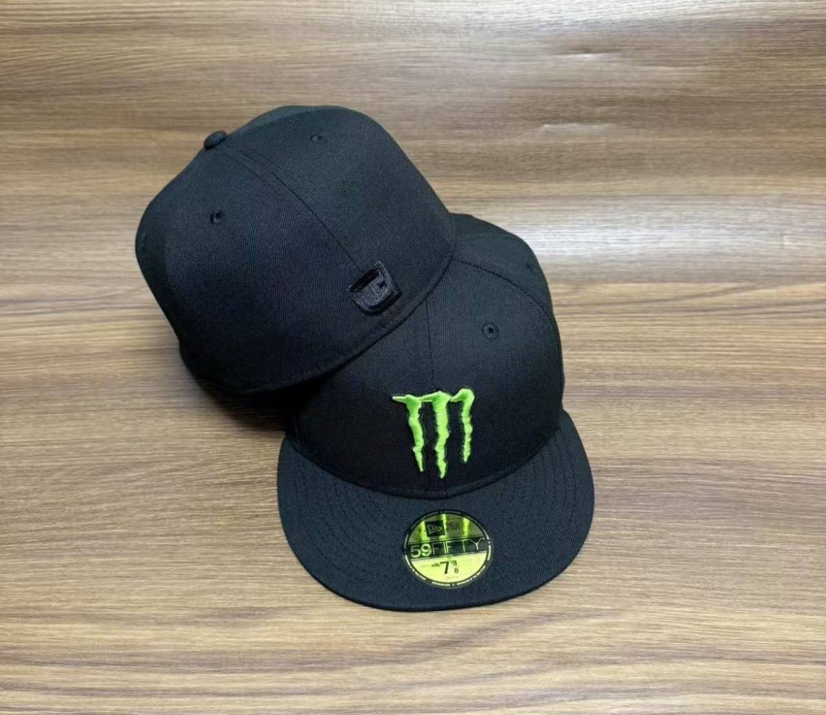 Monster Energy X New Era Fitted Hat 59Fifty ULTRA RARE Nascar Ty Gibbs Athlete