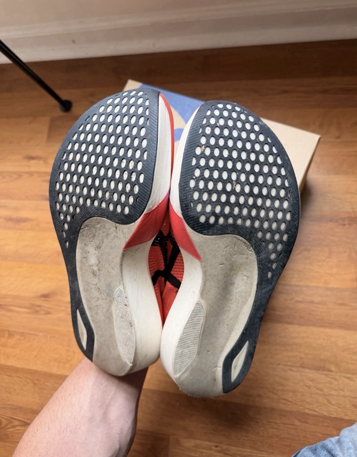 Size 9.5 – ASICS Metaspeed Edge Tokyo Flash Red (37miles)