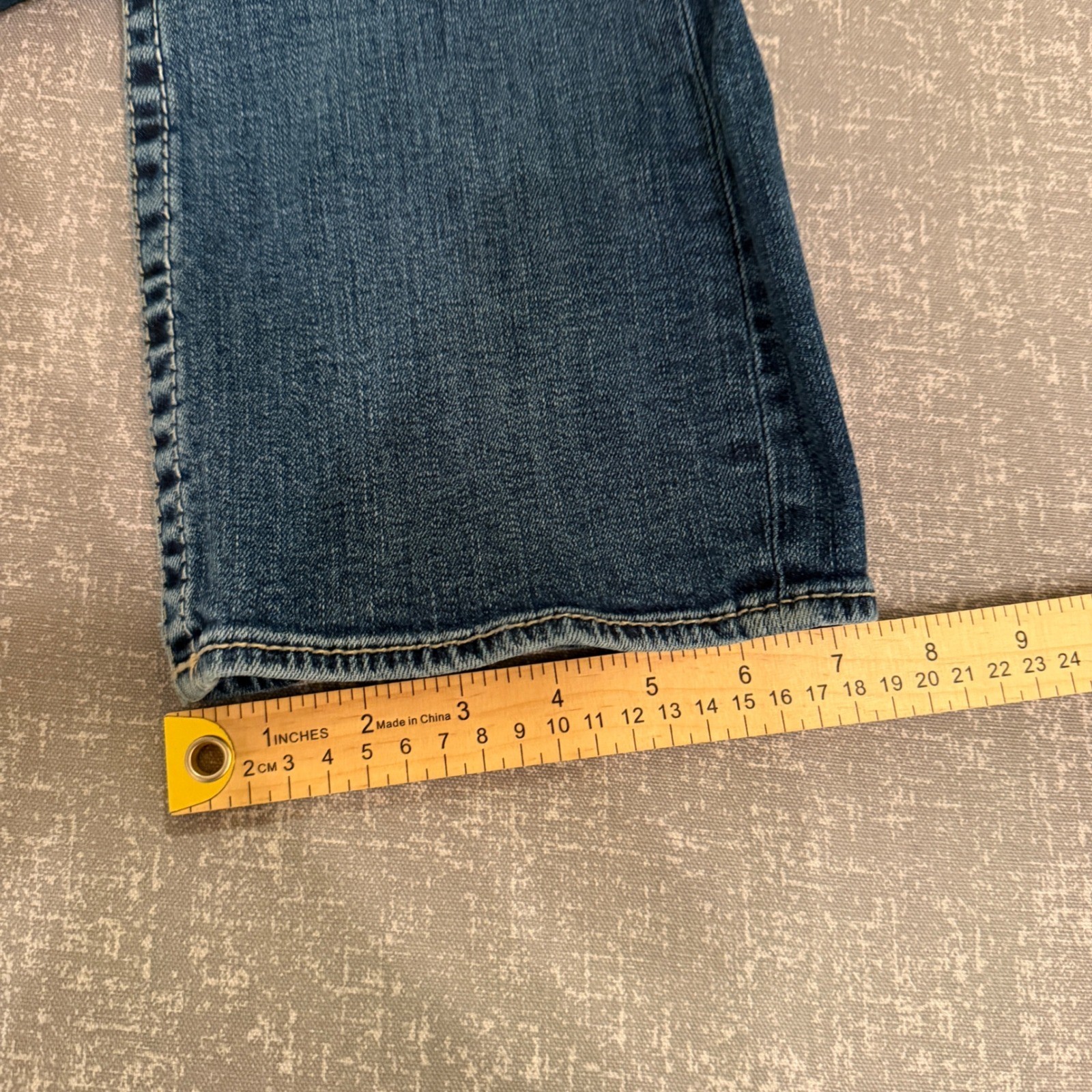 BKE Aiden Mens Straight Leg Jeans 28×32 Medium Wash Blue Denim Stretch
