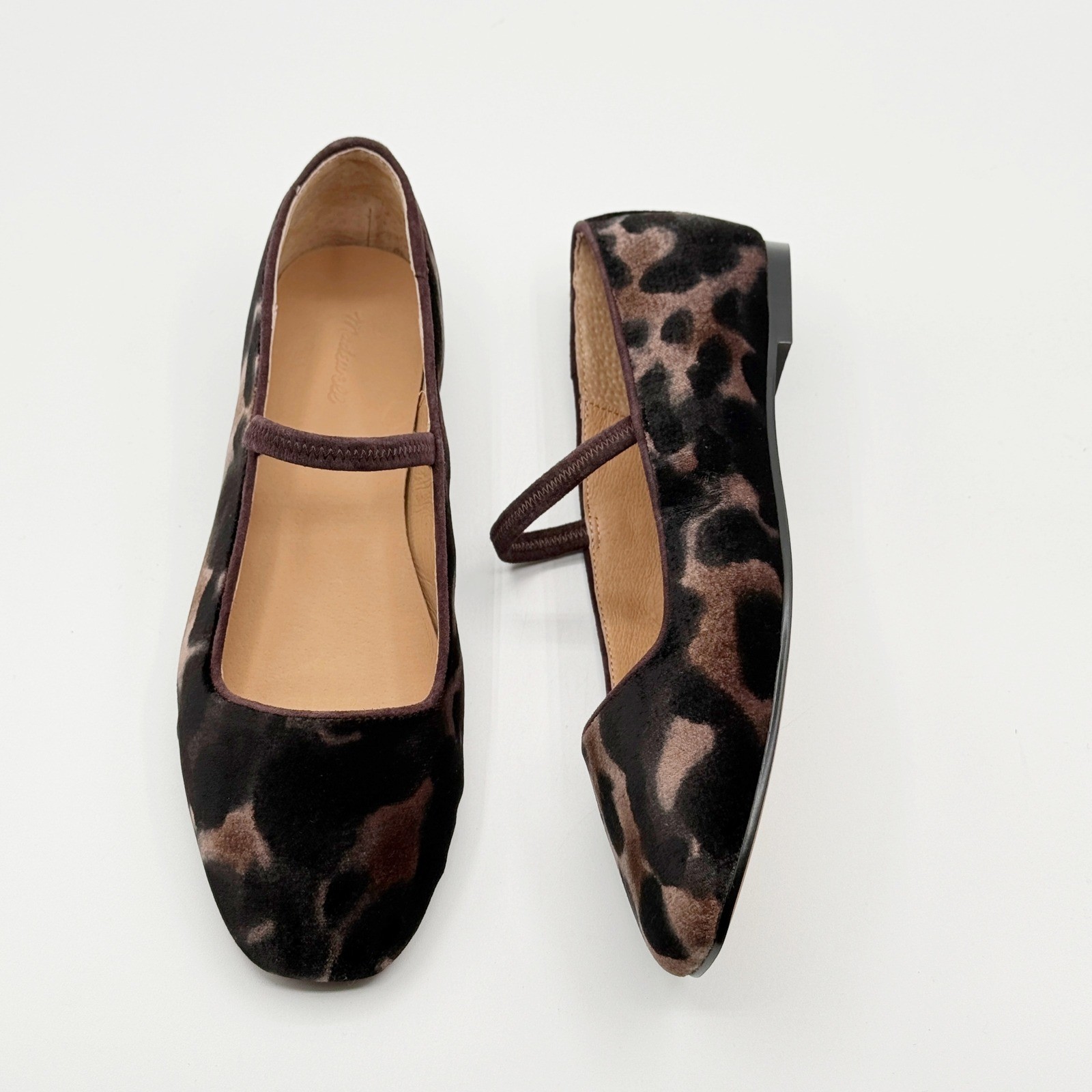 Madewell Greta Ballet Flat Size 8.5 Leopard / Espresso Womens – NEW IN BOX