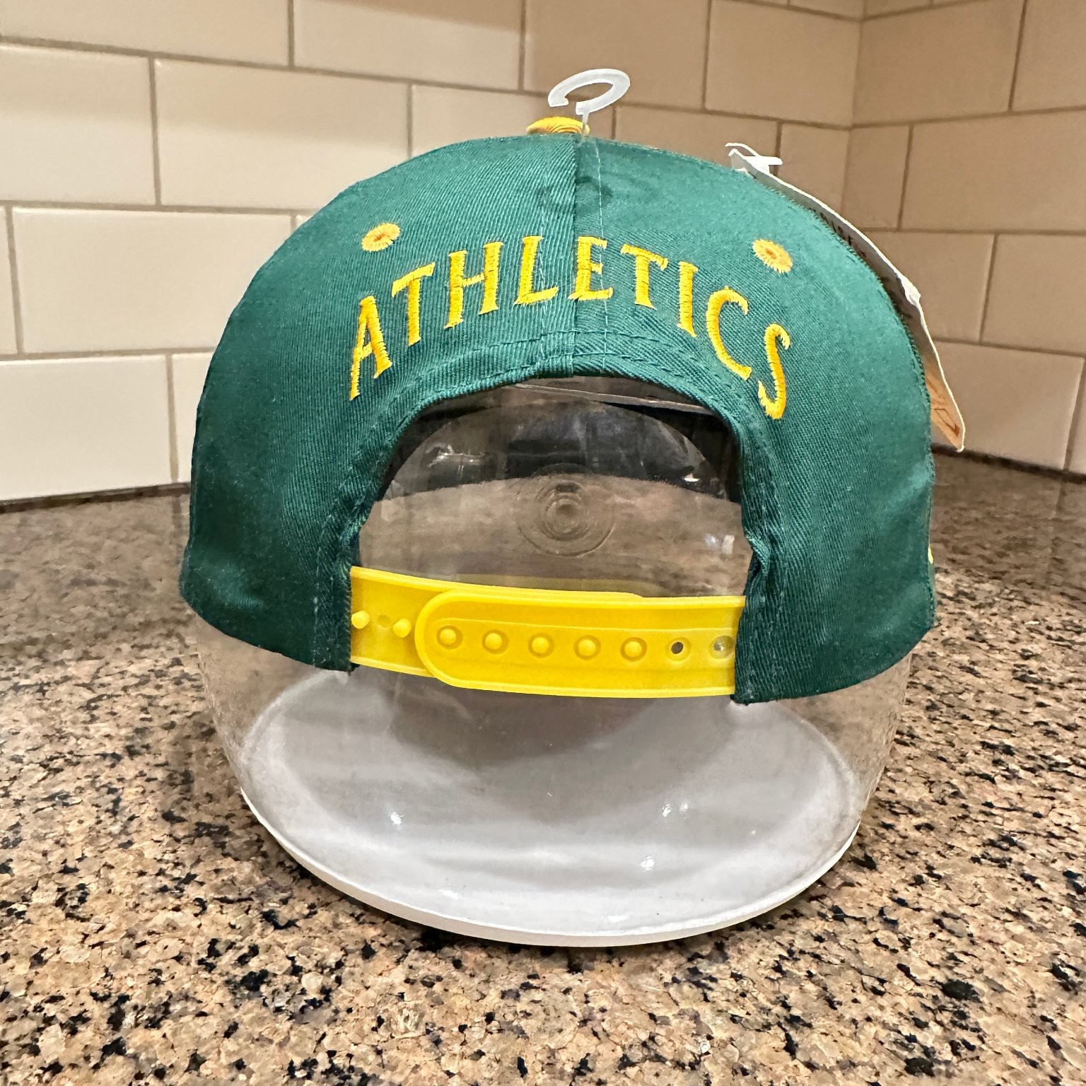Oakland Athletics MLB Baseball Cap Green Yellow Snapback Hat New