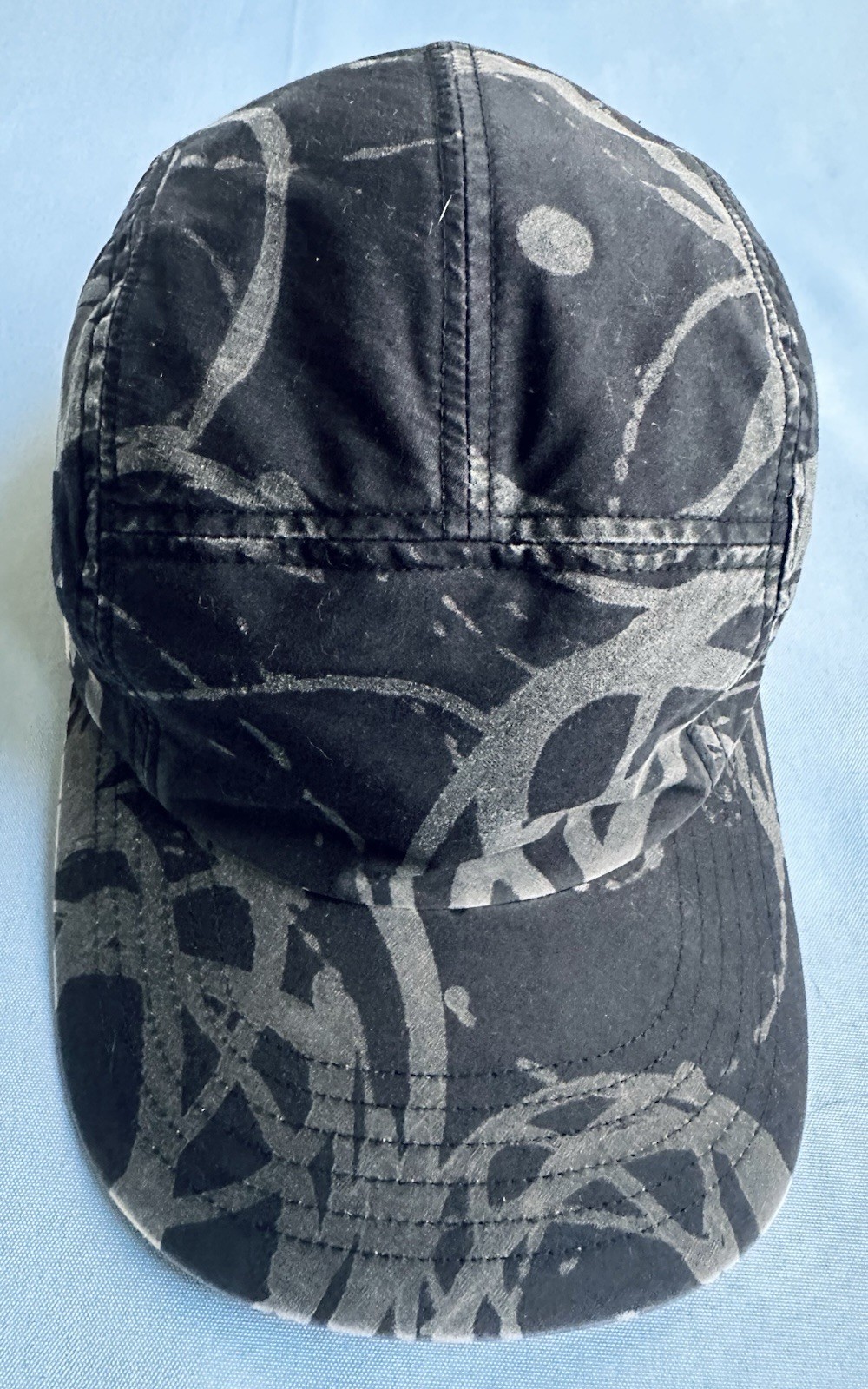 Futura Laboratories Atom Rings Hat Cap Black All Over Print FL Streetwear