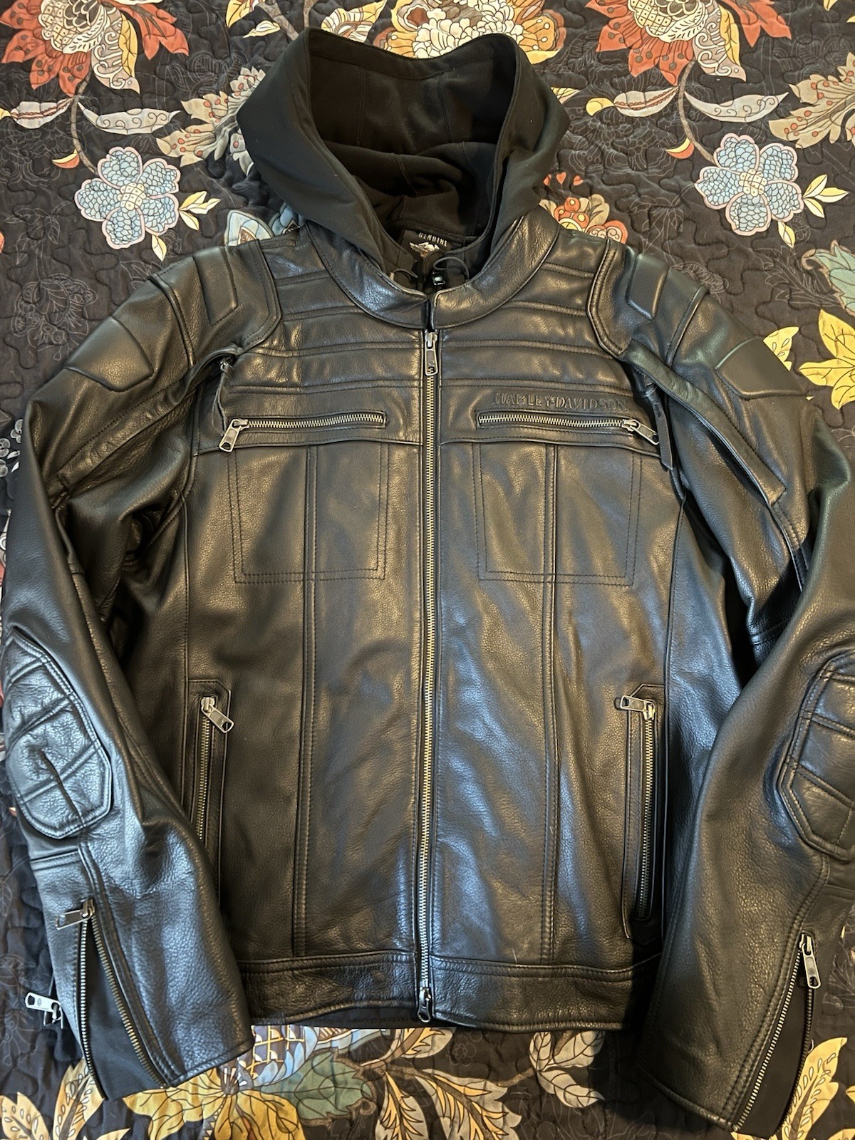 Harley Davidson 3-in-1 Aurora II Men’s Leather Jacket NWT XL