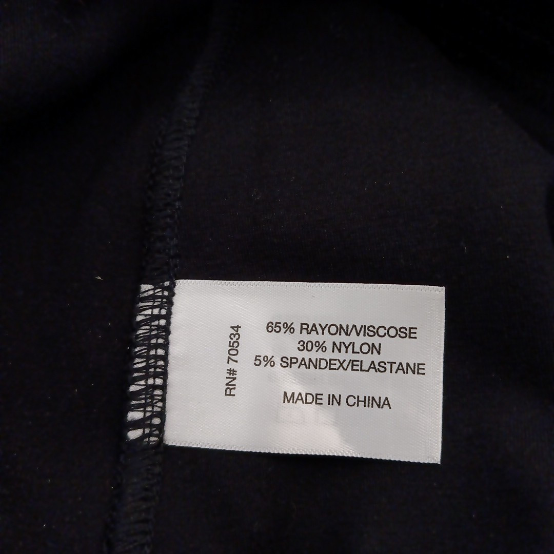 Orvis Ankle Pants Womens Medium Black Tapered Pull On Zipped Pockets 33×28