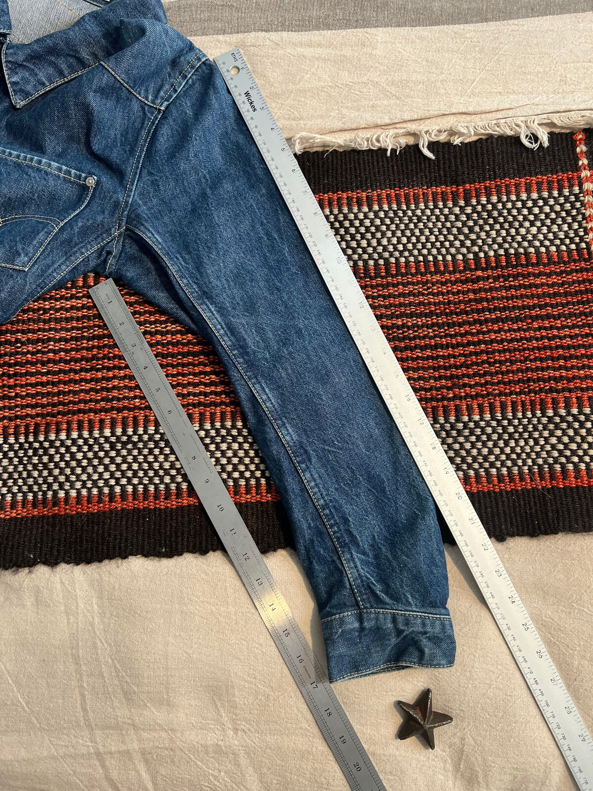 Levi’s Engineered Twisted Jacket M Trucker 41″ Denim Rare LVC-ish Y2K Made 2000