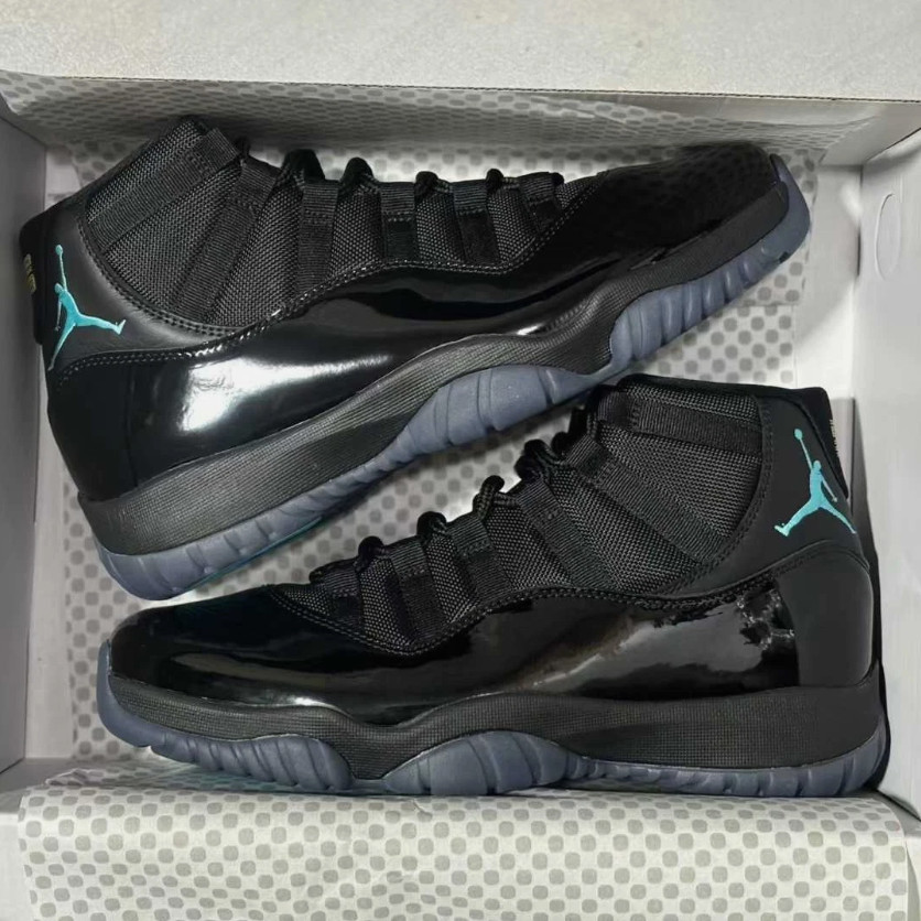 New Air Jordan 11 “GAMMA” Blue Black High Top Retro Basketball Shoes