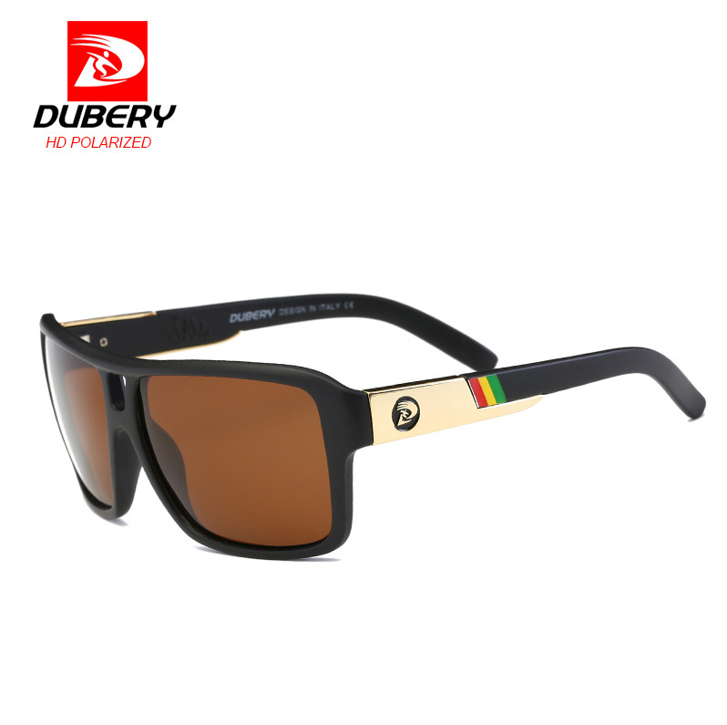 DUBERY Polarized Sport Sunglasses Men Women Driving Fishing Oversize Glasses New