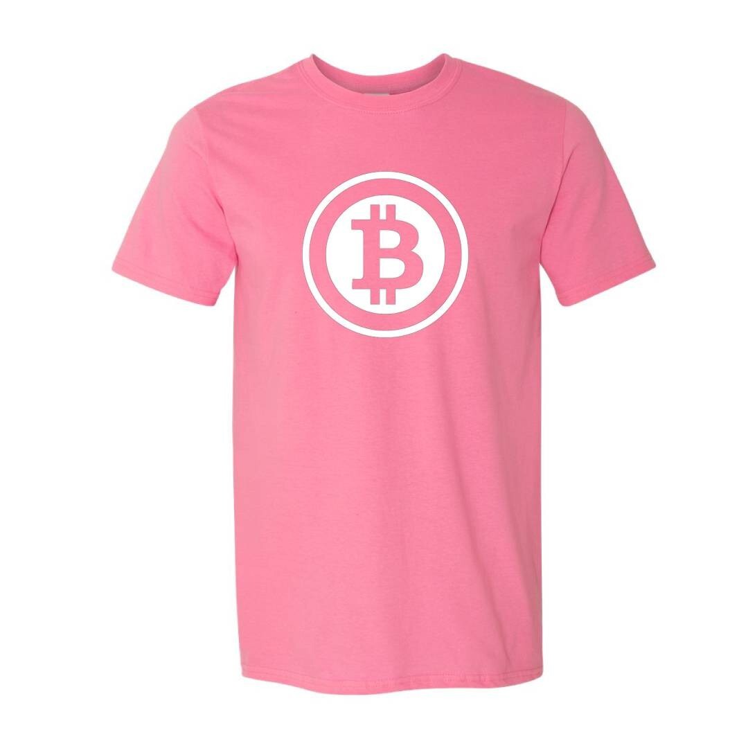 Bitcoin Logo Crypto Symbol Tshirt Cryptocurrency Tee Print DTF T-Shirt S/5XL