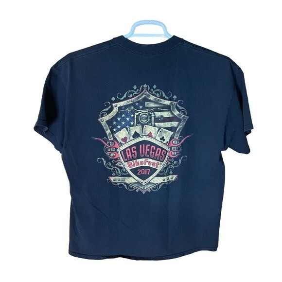 Las Vegas Bikefest 2017 T-Shirt Men’s XL Casual Biker USA City Classic Casino