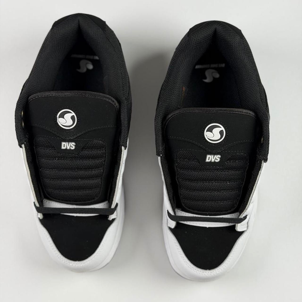 DVS Shoes Enduro Heir in Black/White/Charcoal, Size 8.5