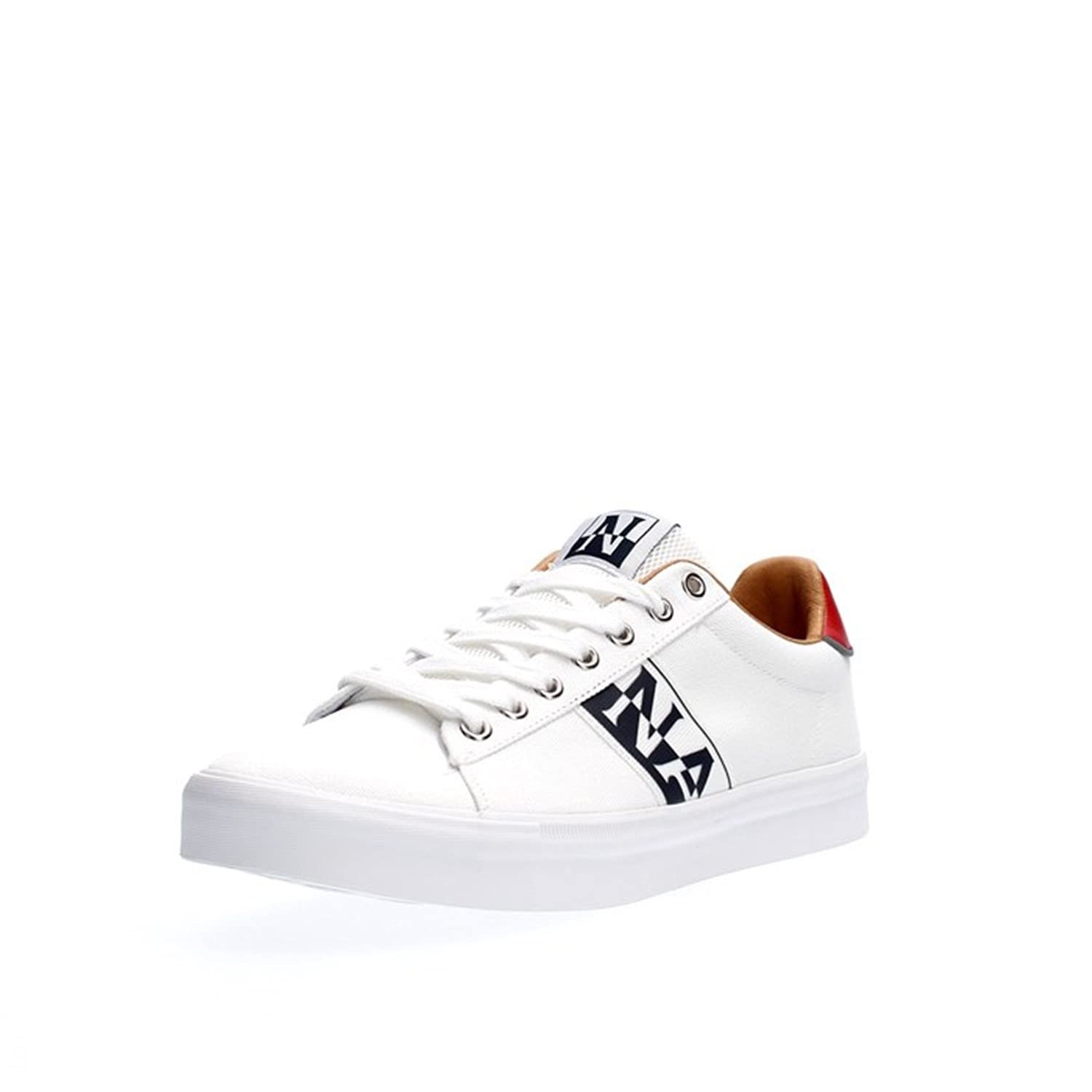 Bianco Polyester Men Sneaker