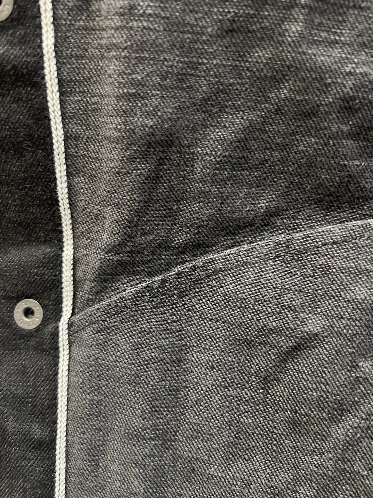 Rogue Territory Black Selvedge Stealth Service Shirt Size M