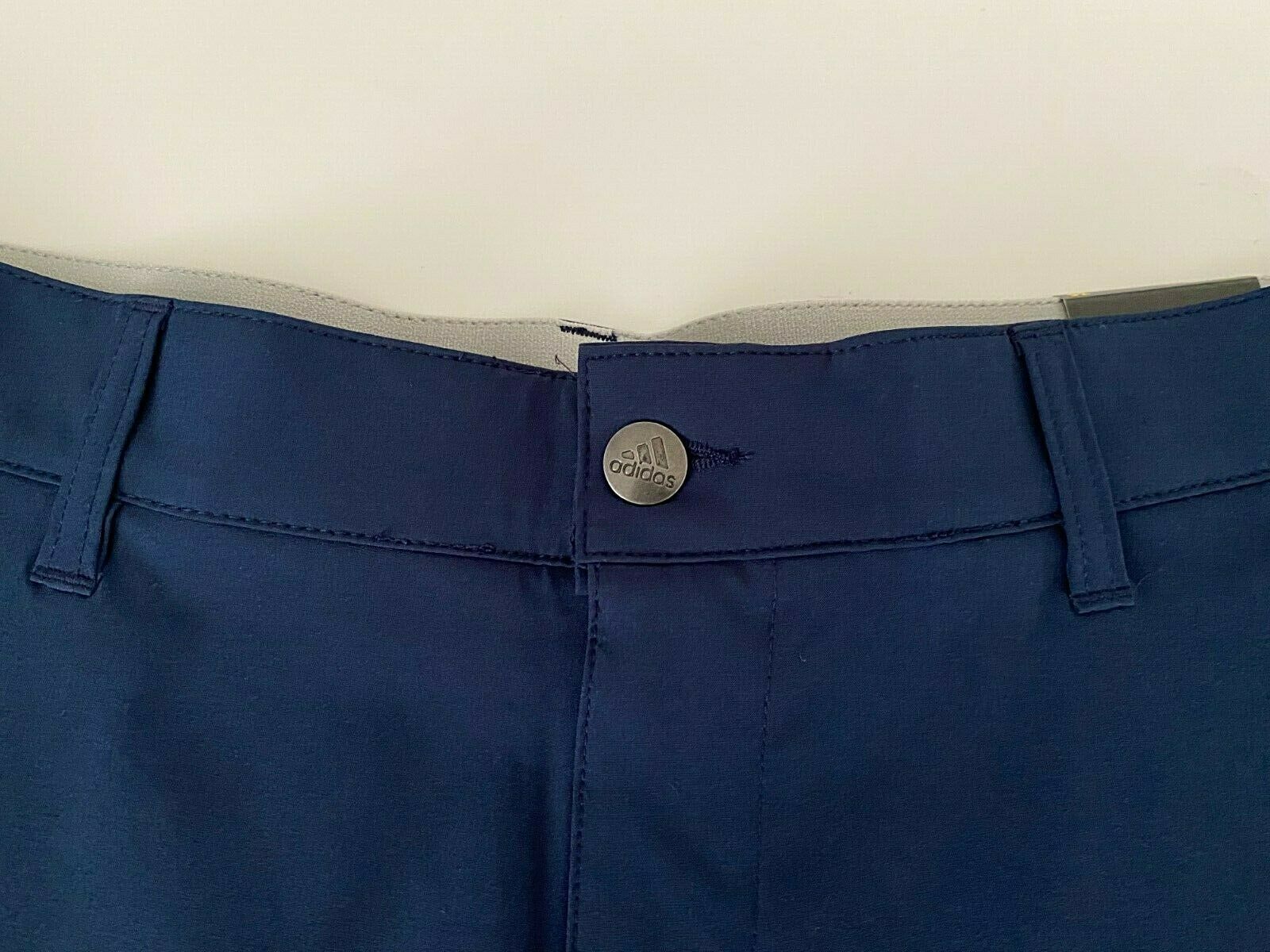 NWT Adidas Ultimate 365 Stretch Golf Shorts 34 36 38 40 Solid Navy Blue Logo T3