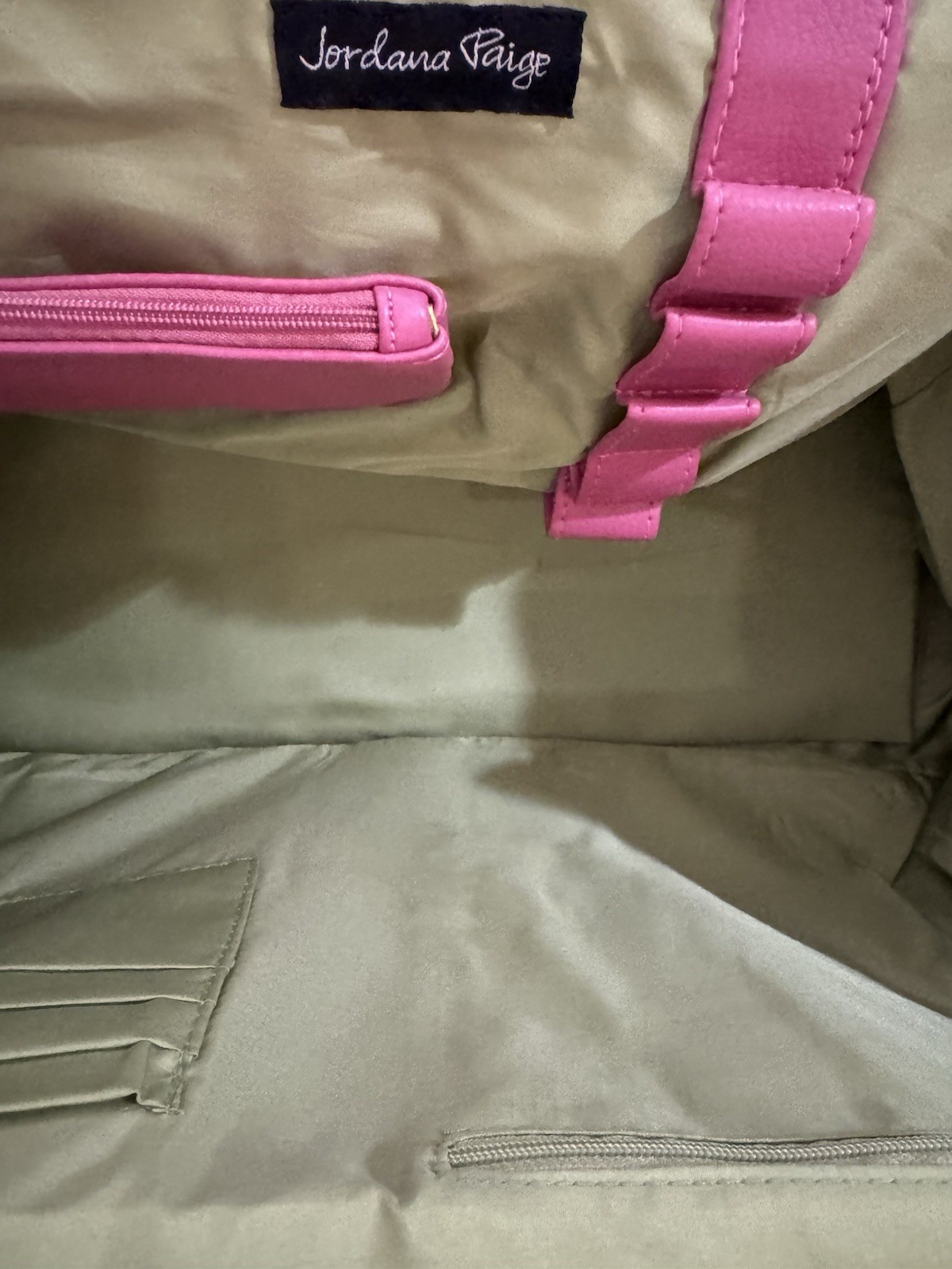 Jordana Paige Shoulder Bag Pink Double Handles Kiss Lock Buckle Metal Feet 2004
