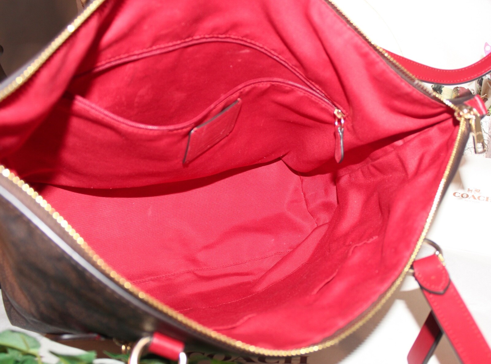 COUTURE COACH LARGE CC MONOGRAM TOTE BAG!