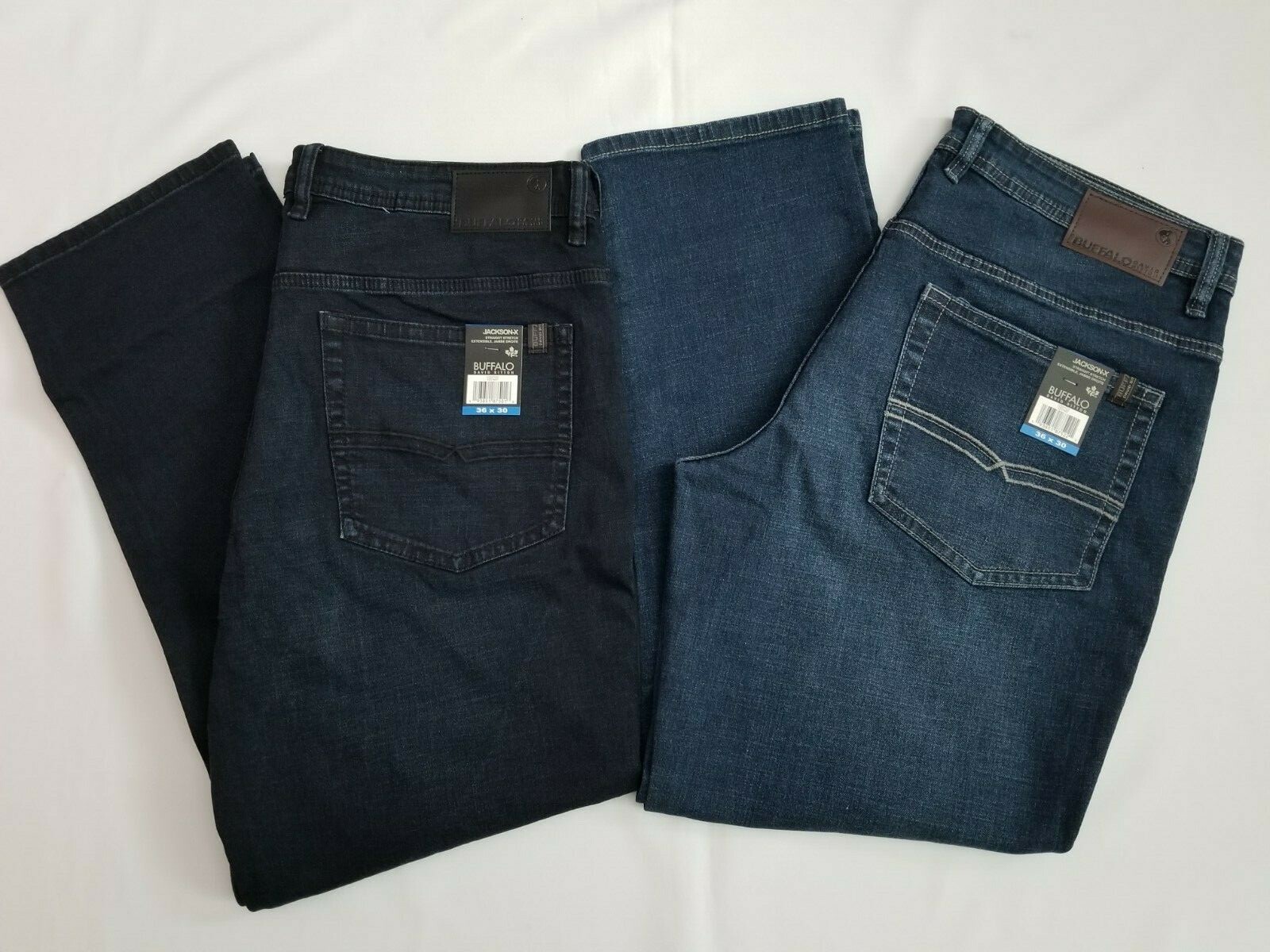 Buffalo Men’s Jackson-X Straight Stretch Extensible Jeans New Great Gift