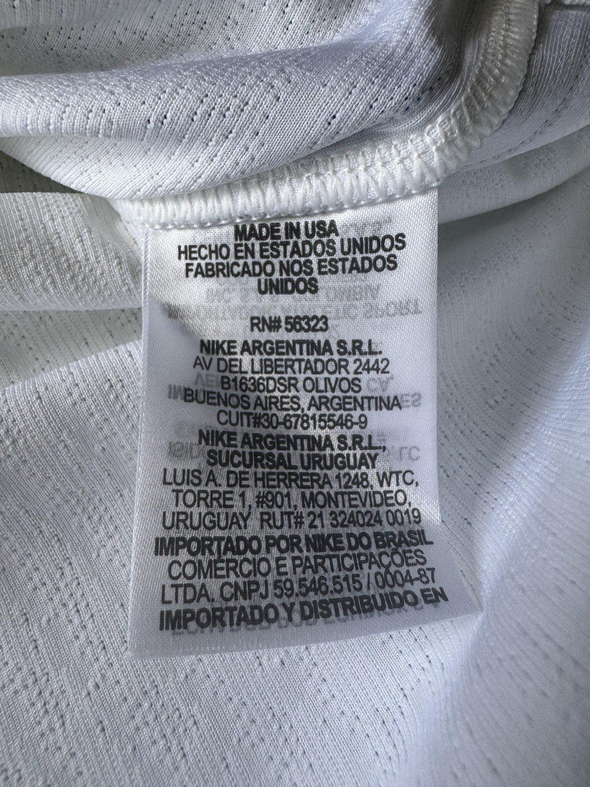 Nike Dominicana Basketball Engineered Jersey Dominican Republic MADE USA Size 48