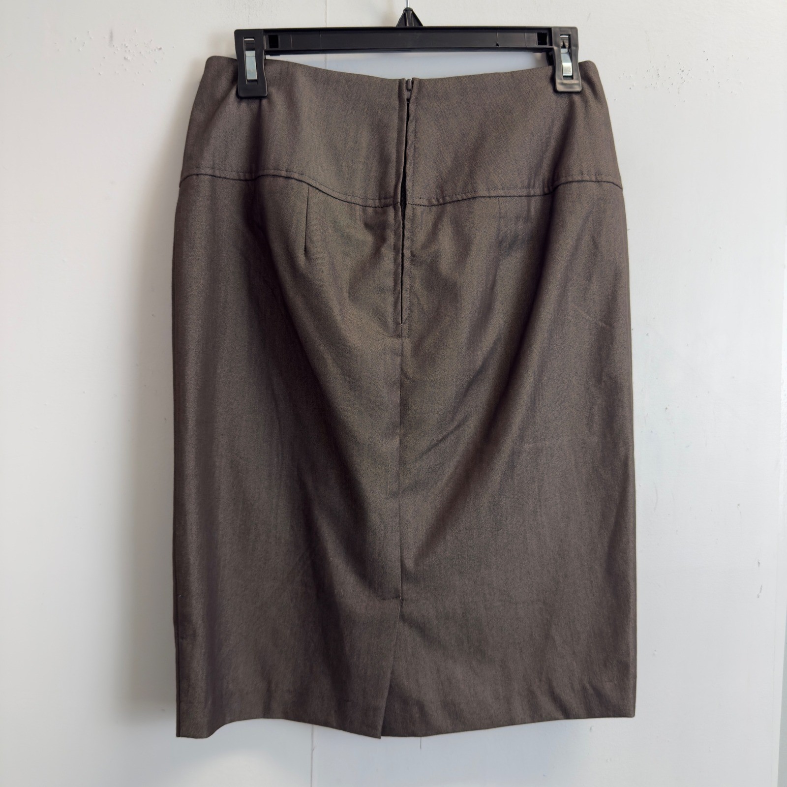 B-Wear Byer California Brown Short Sleeve Blazer and Pencil Skirt Suit Set L