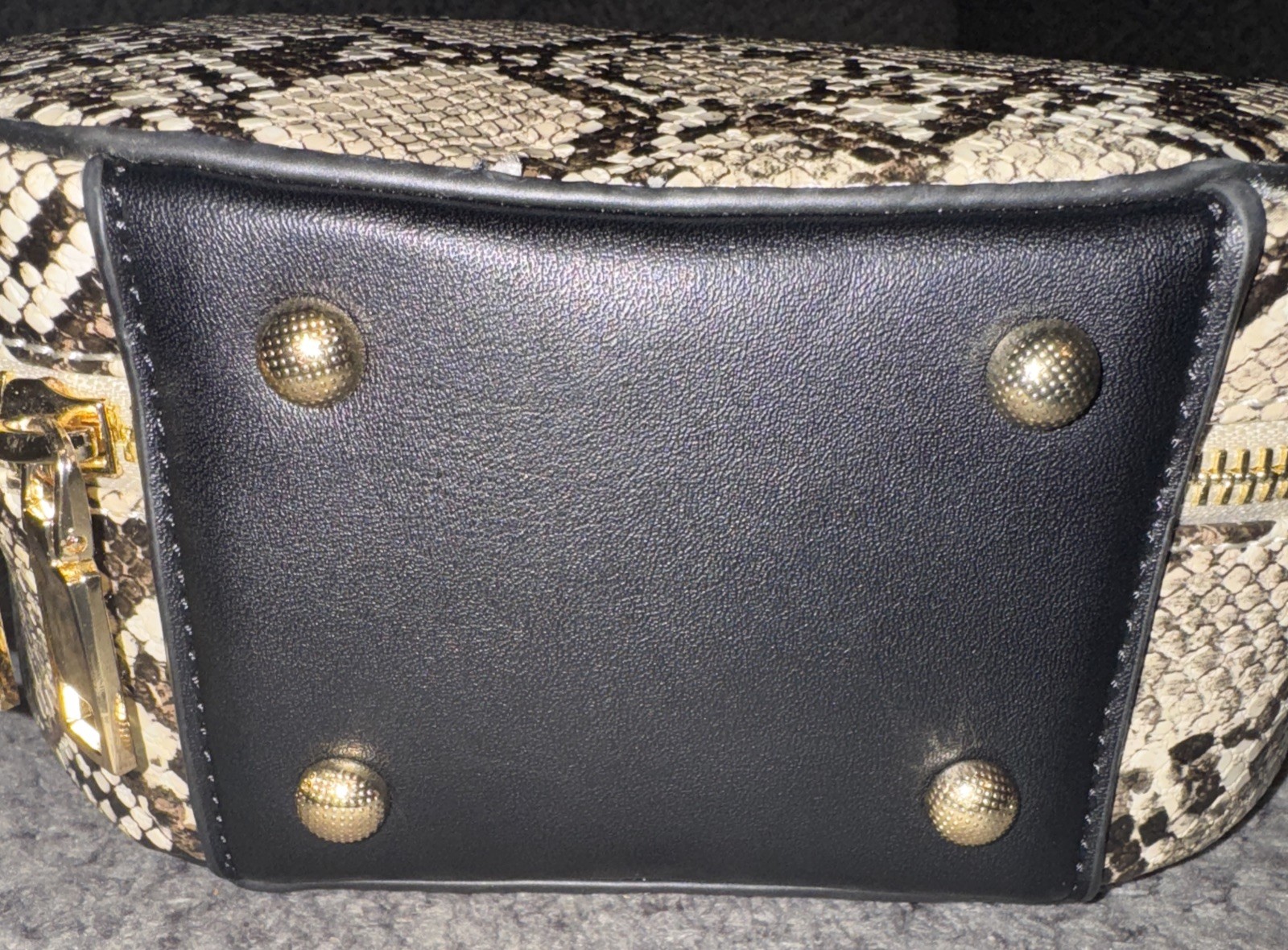 isabelle vegan leather snake print crossbody bag w/ Strap | New W/ Tags!