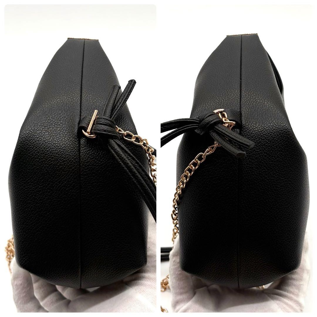 Excellent condition POLENE Beri 2way Shoulder Bag Leather Chain Black from Japan