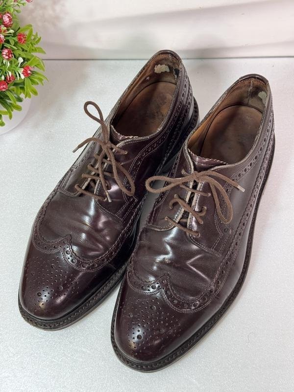 mens goodyear heels brown leather 42.5