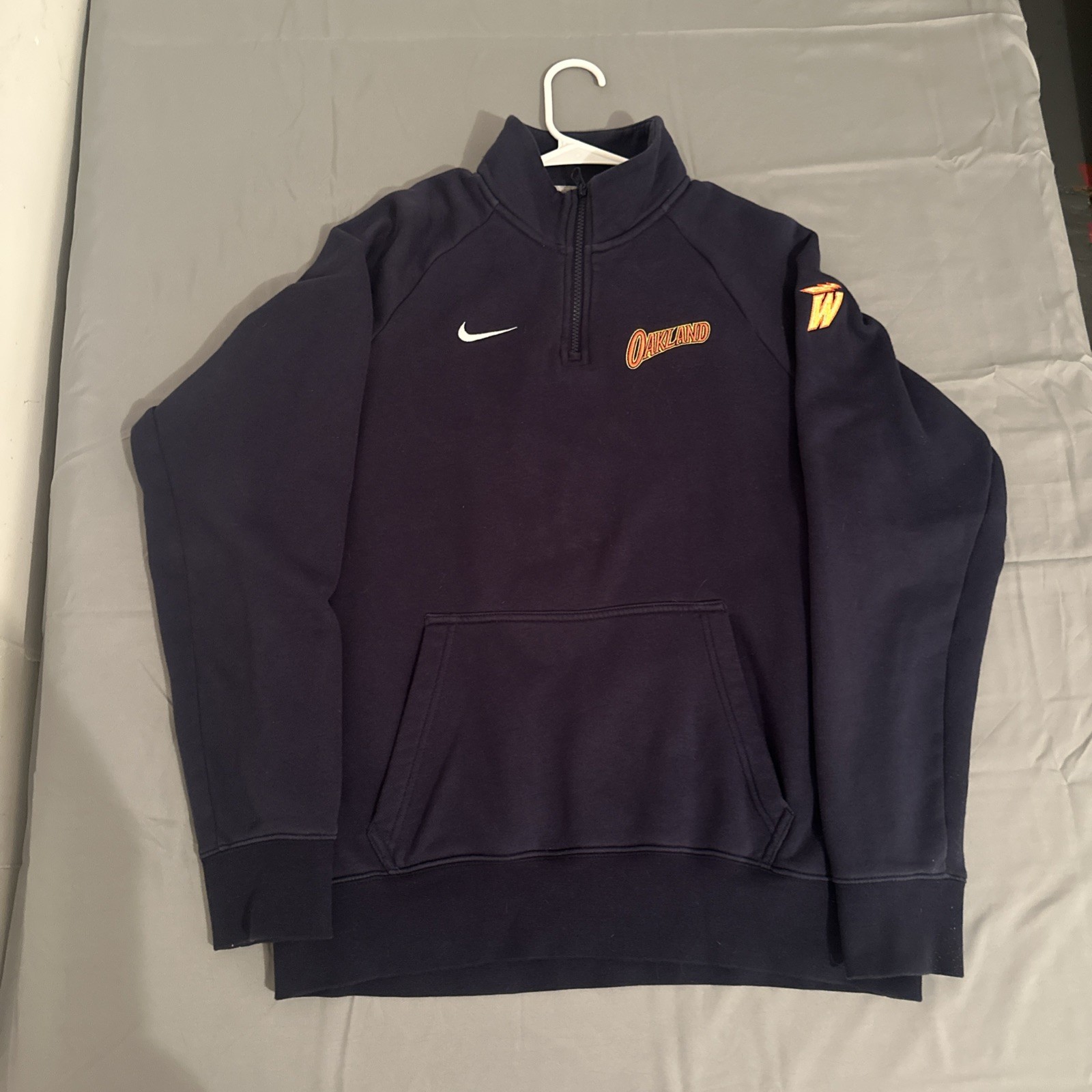 Nike Oakland 1/4 Zip up Jacket City Edition Logo Size Medium