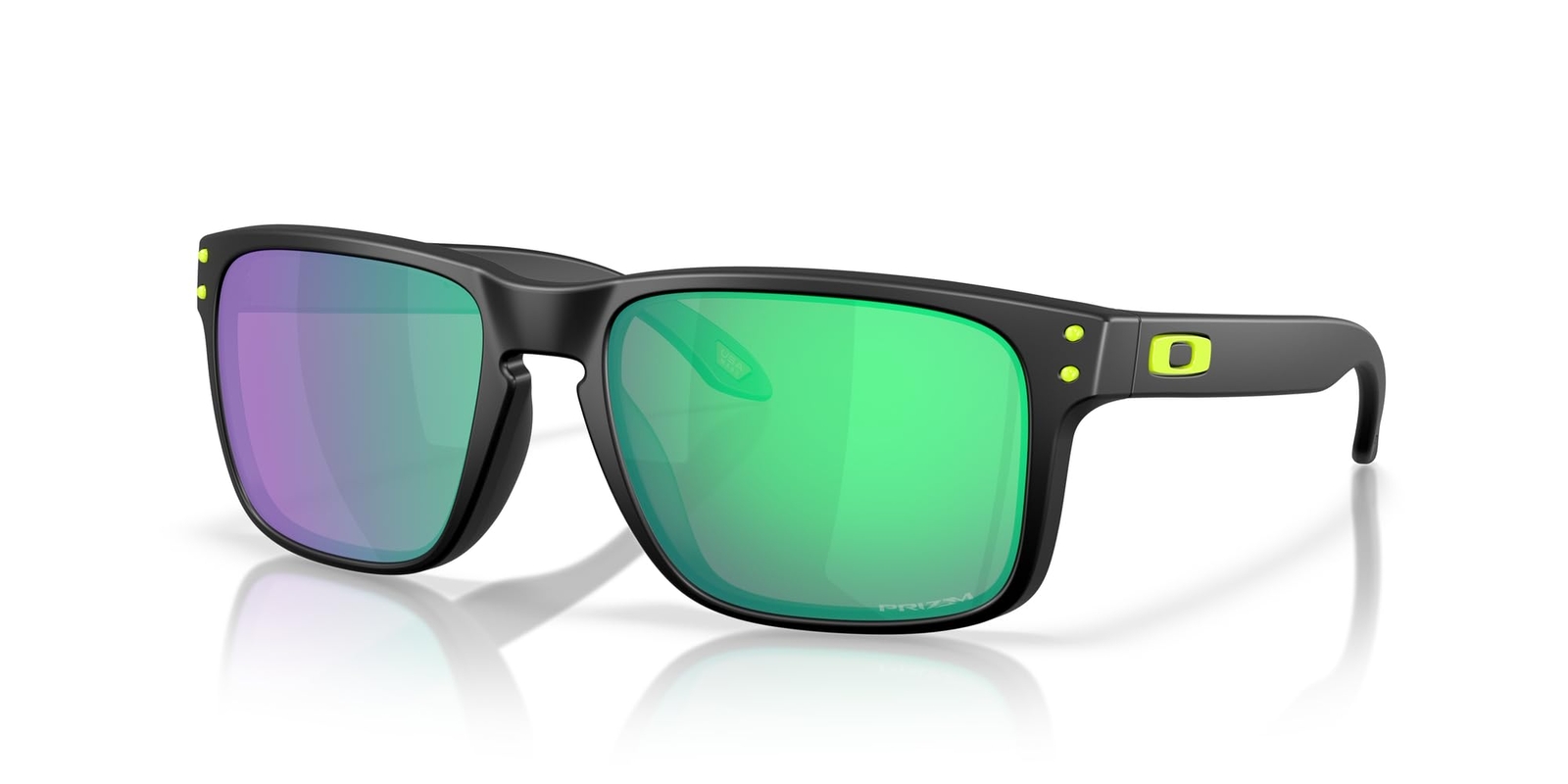 Oakley Holbrook Matte Black/Prizm Road Jade 57 mm Men’s Sunglasses OO9102-Ai55