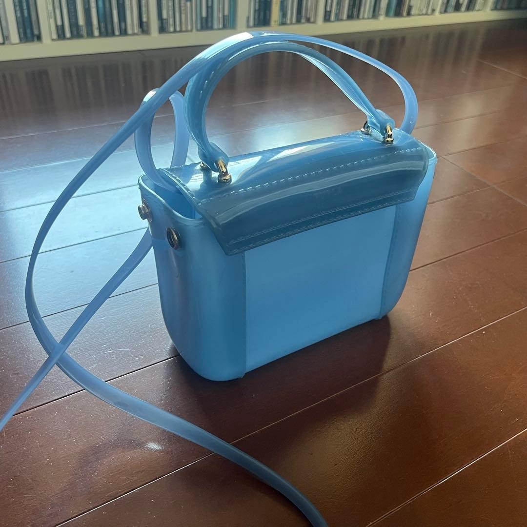 FURLA Candy Bag Mini 2Way Jelly PVC Crossbody Handbag Authentic item from Japan