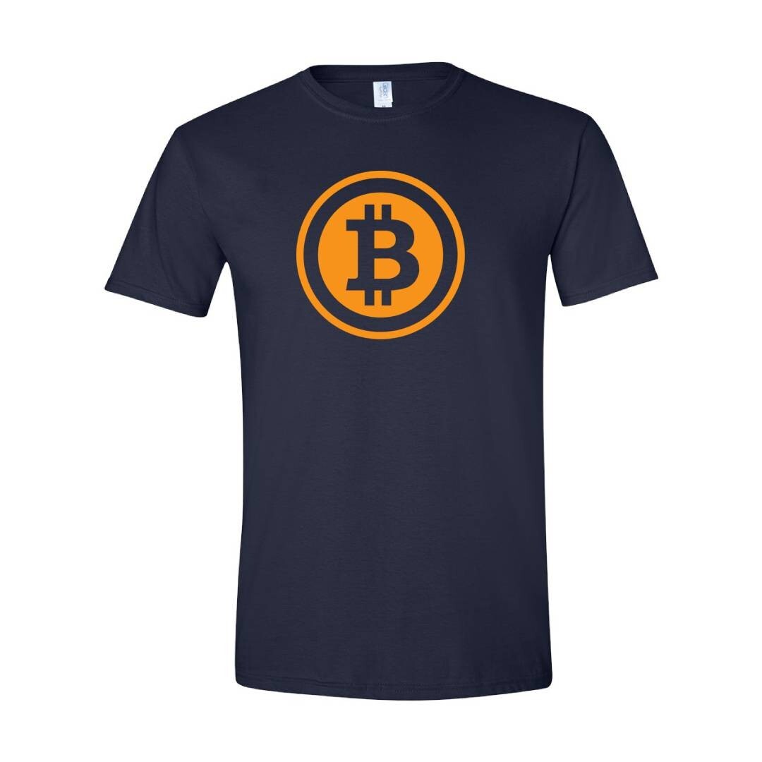 Bitcoin Logo Crypto Symbol Tshirt Cryptocurrency Tee Print DTF T-Shirt S/5XL