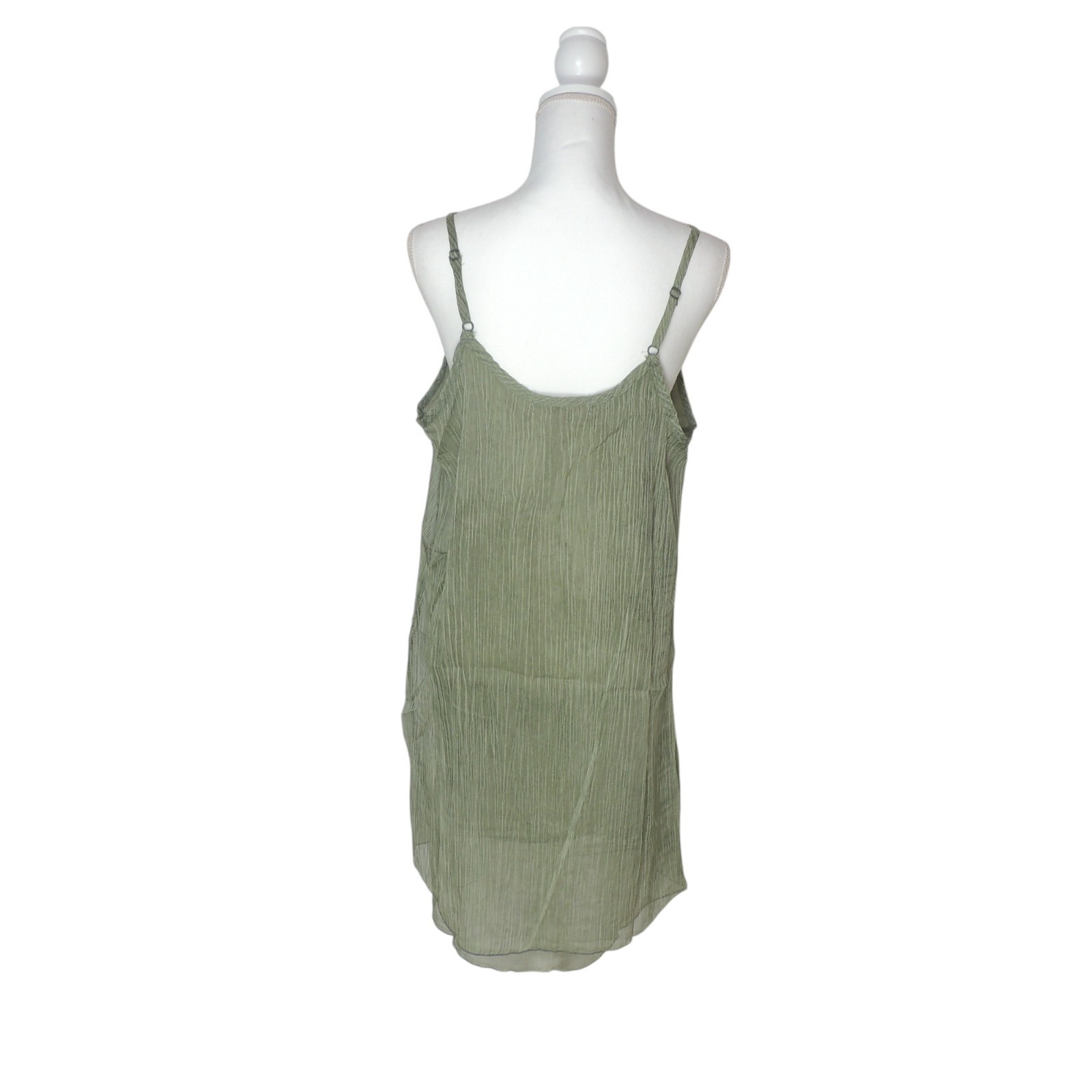 Pretty Angel Lined Tunic Tank Top Lined Blouse 60200 GN Green Large