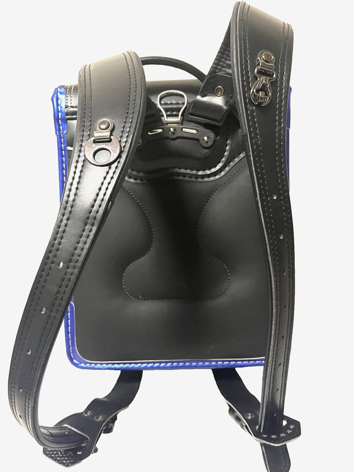Randoseru Japanese Backpack School Bag Black & Blue for Kids Made in Japan