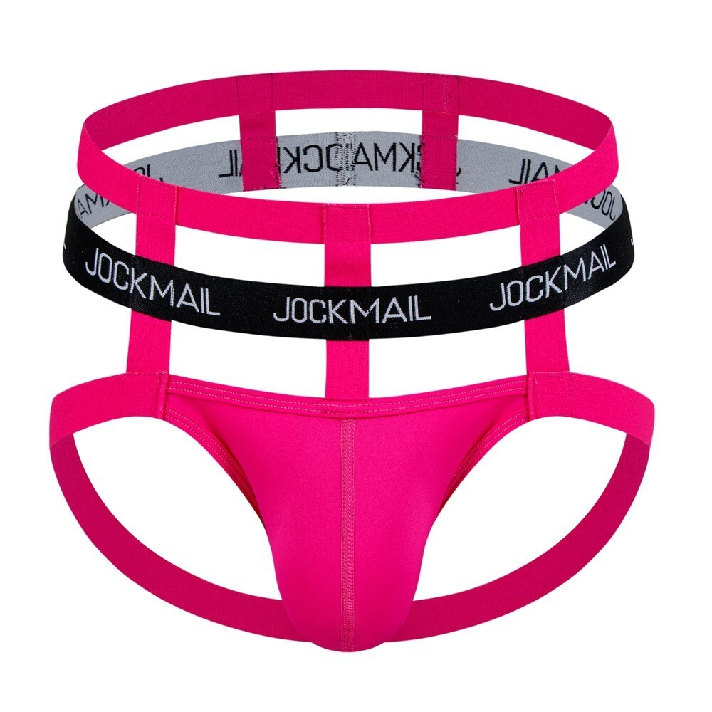 JOCKMAIL Sexy Men Underwear,Jockstrap G-string Pouch Panties Thong BIKINI Briefs