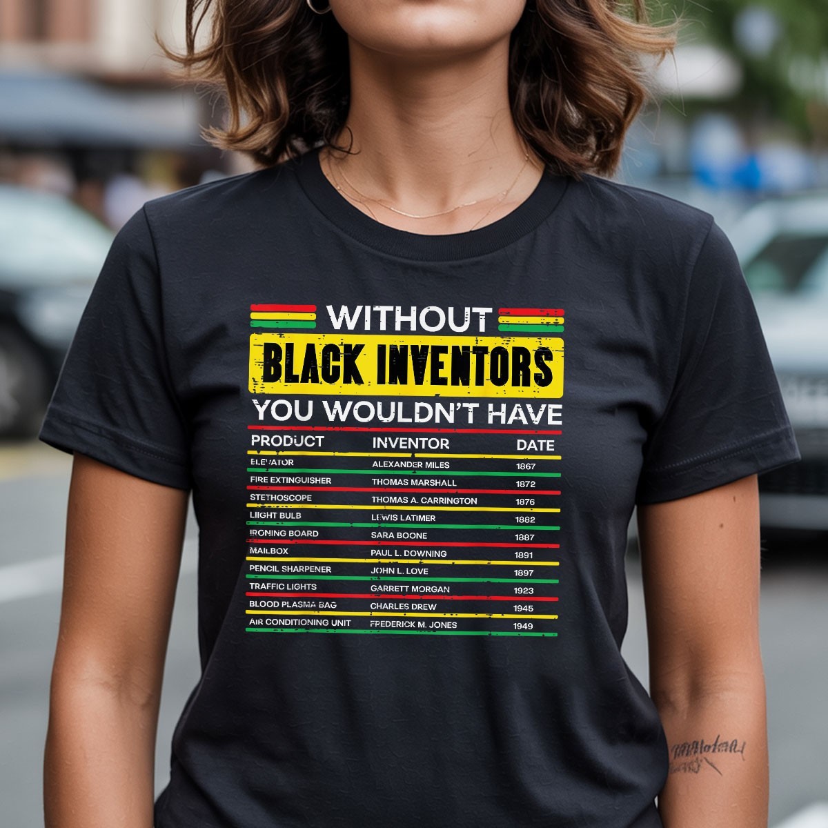 Without Black Inventors History Shirt – Black Excellence Innovation Tee Gift