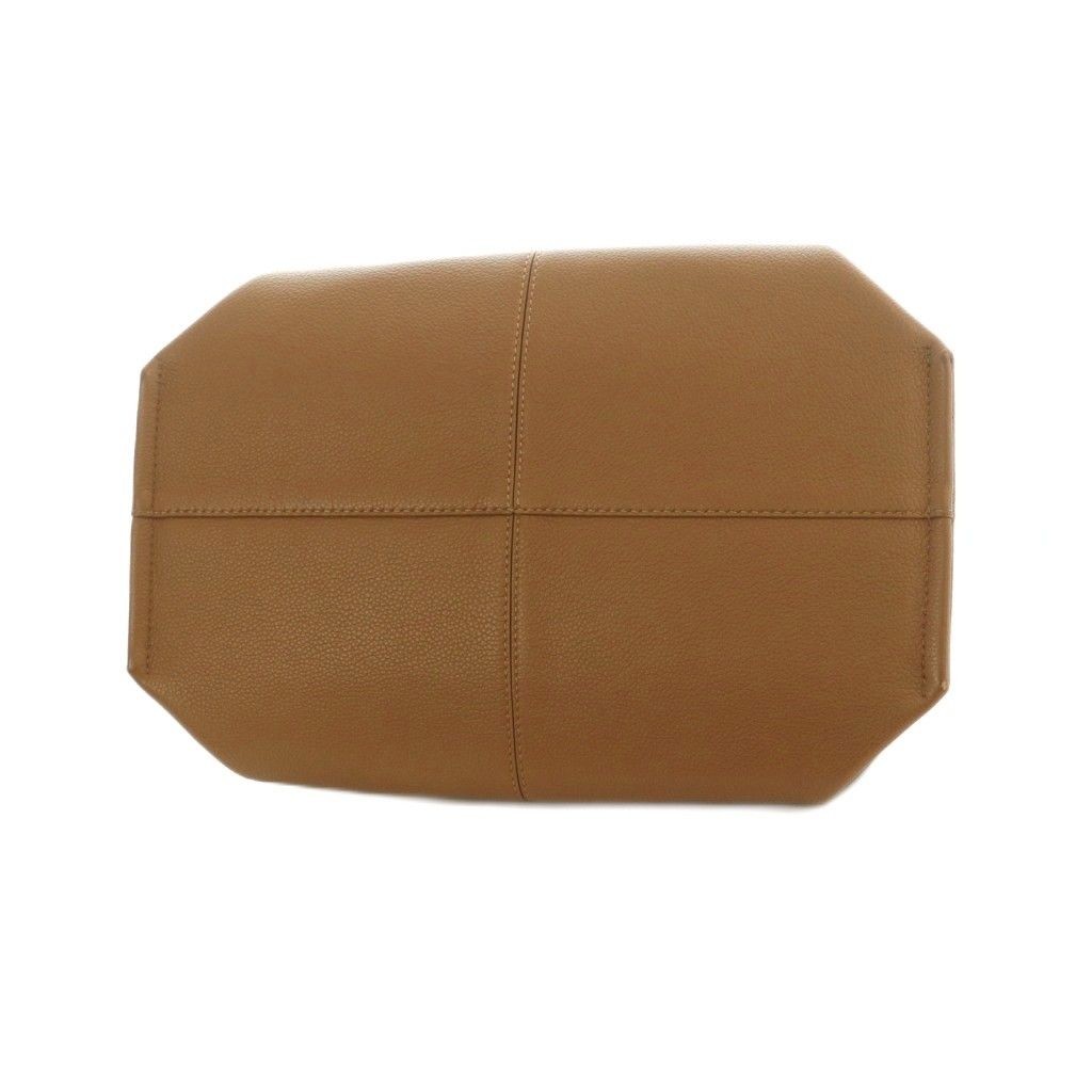 POLENE POLENE Numero Neuf 2WAY Handbag Shoulder Bag One Handle Leather Beige MI