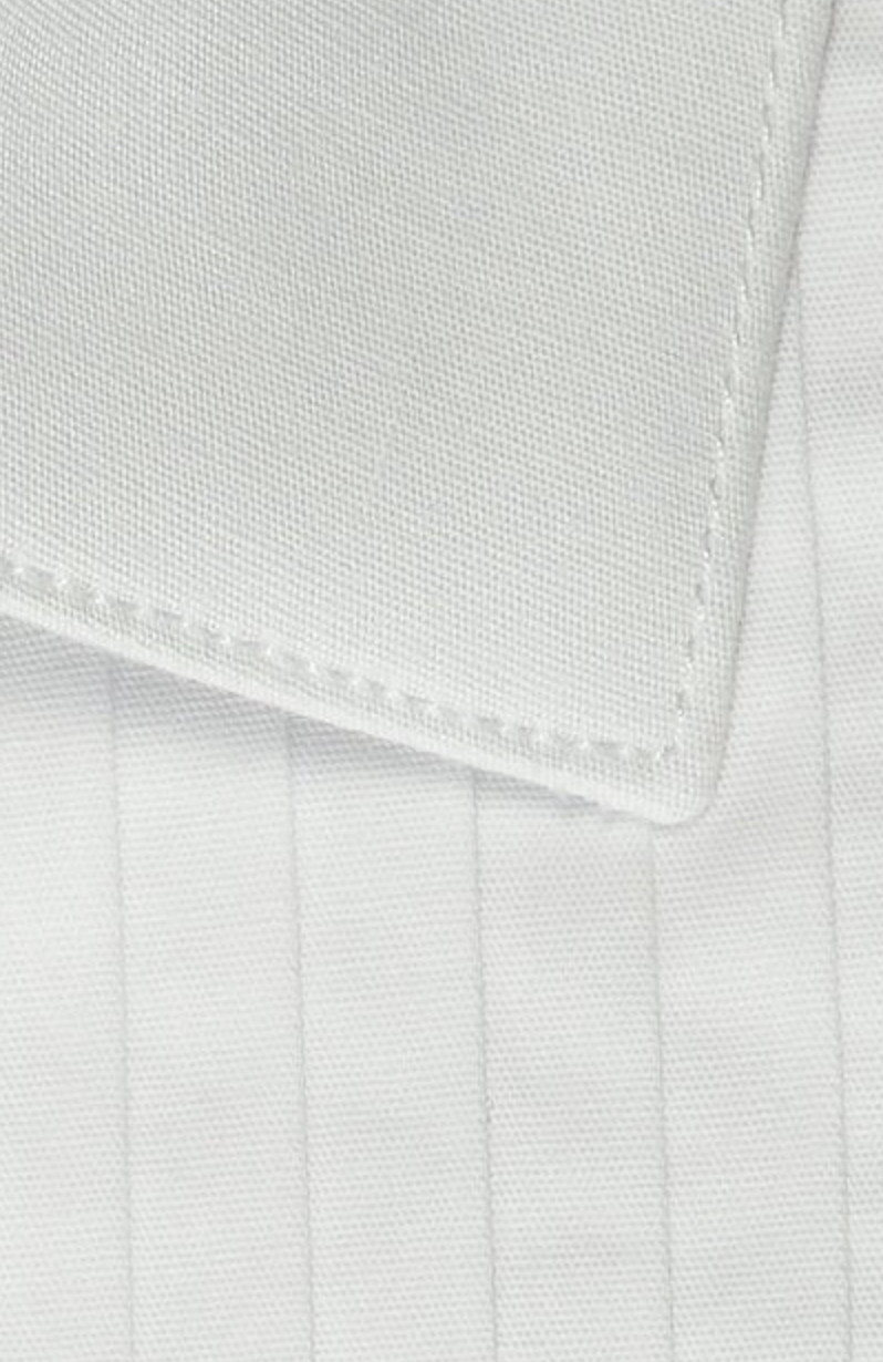 Men’s 100% Cotton Regular Collar 1/4″ Pleated French Cuff Tuxedo Shirt Reg Fit