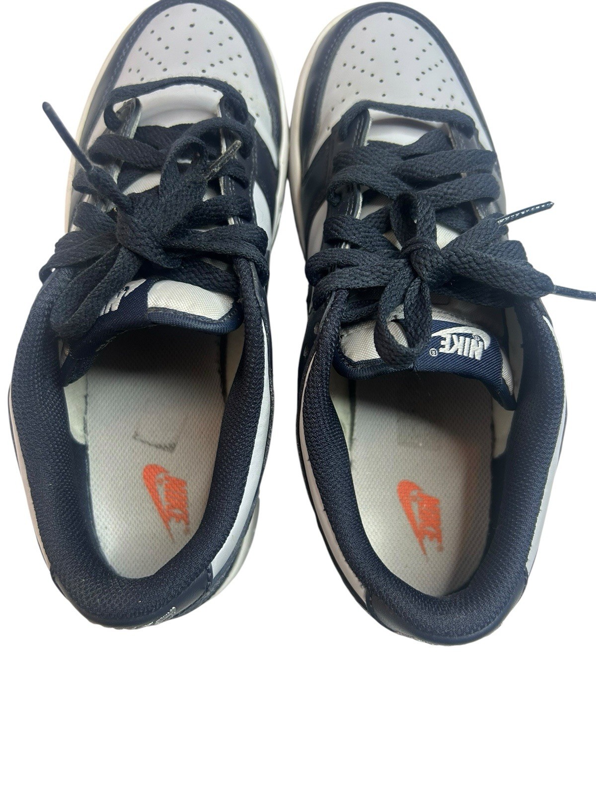 Nike Boys Low Top Georgetown Sneakers Black/Gray/White US 6.5Y CW1590-004 USED
