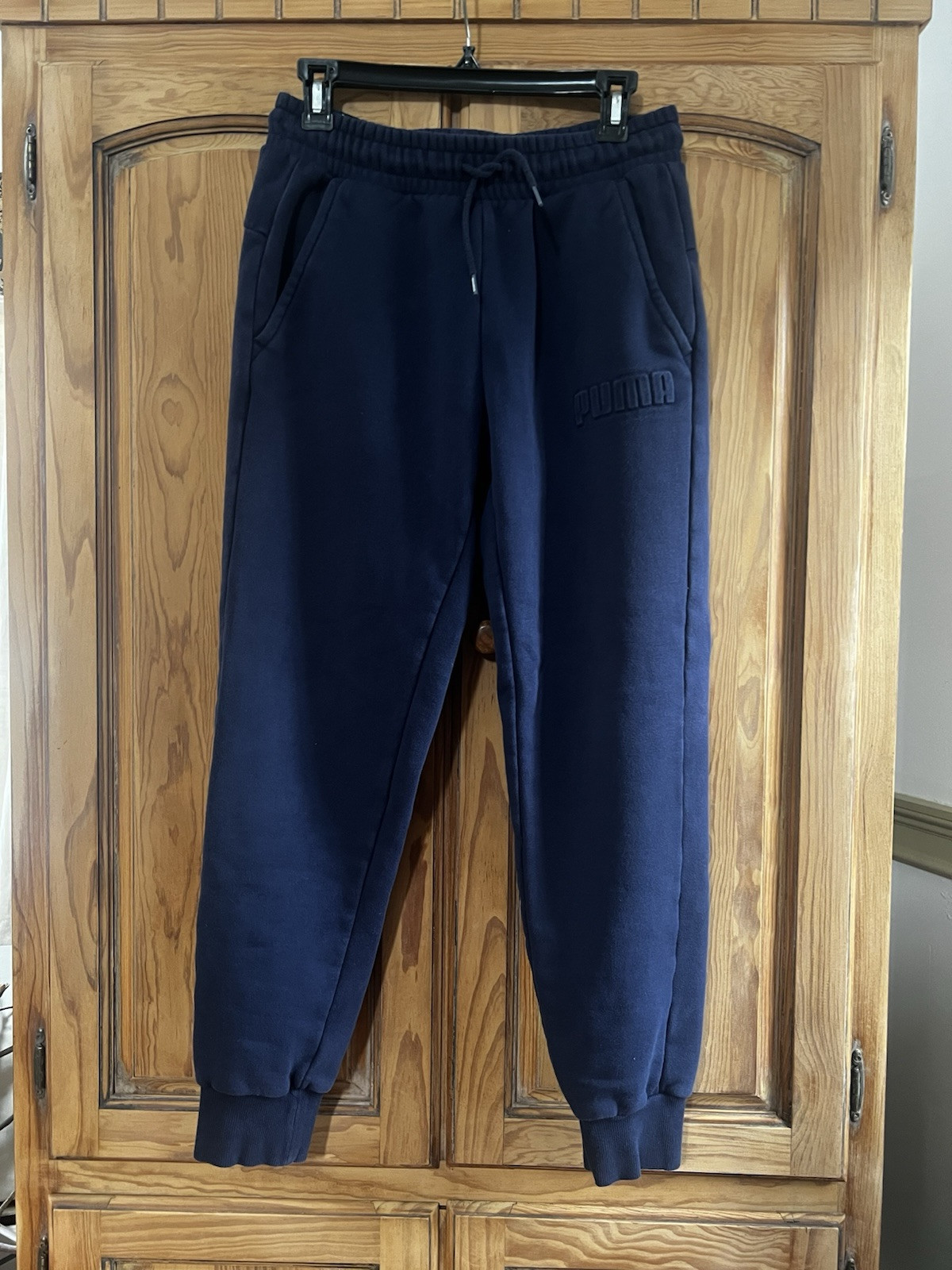 Puma Joggers unisex XS/S Blue Sweatpants Active Tapered Pants Casual Travel