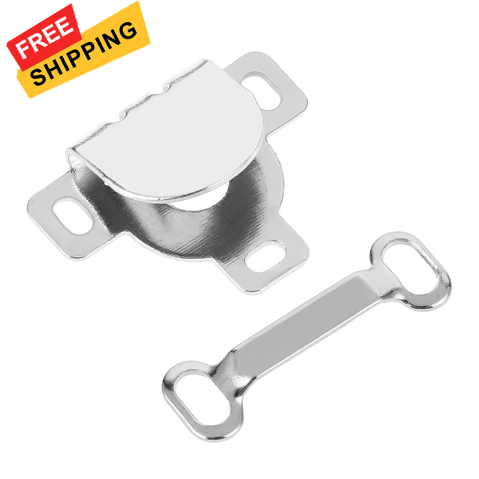 10 Set Hooks and Eyes Closure for Trousers, Skirt, Dress, One Size, Silver
