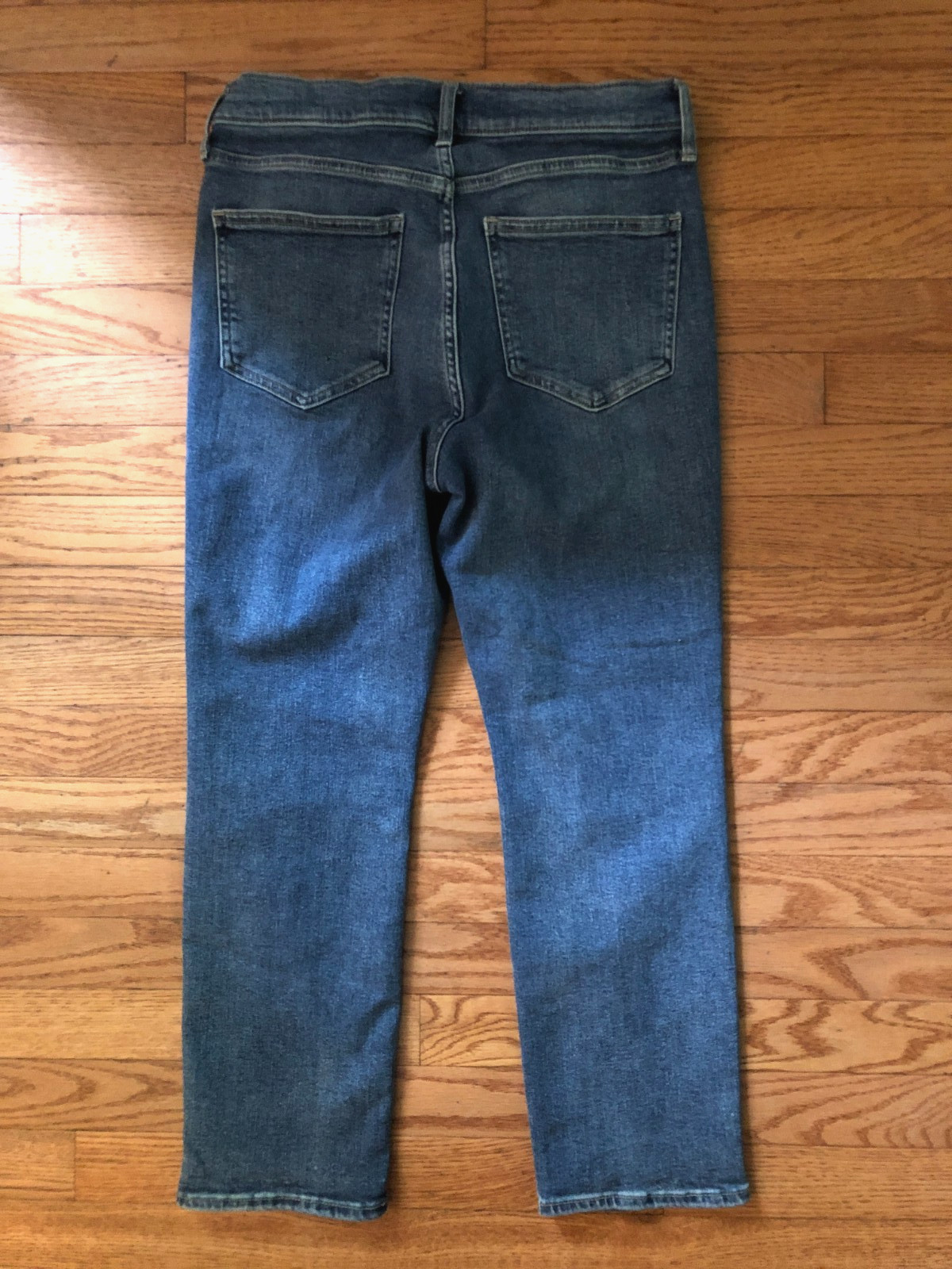 GAP High Rise Soft Vintage Slim Denim Stretch JEANS~Womens 10/30 SHORT~Med Blue