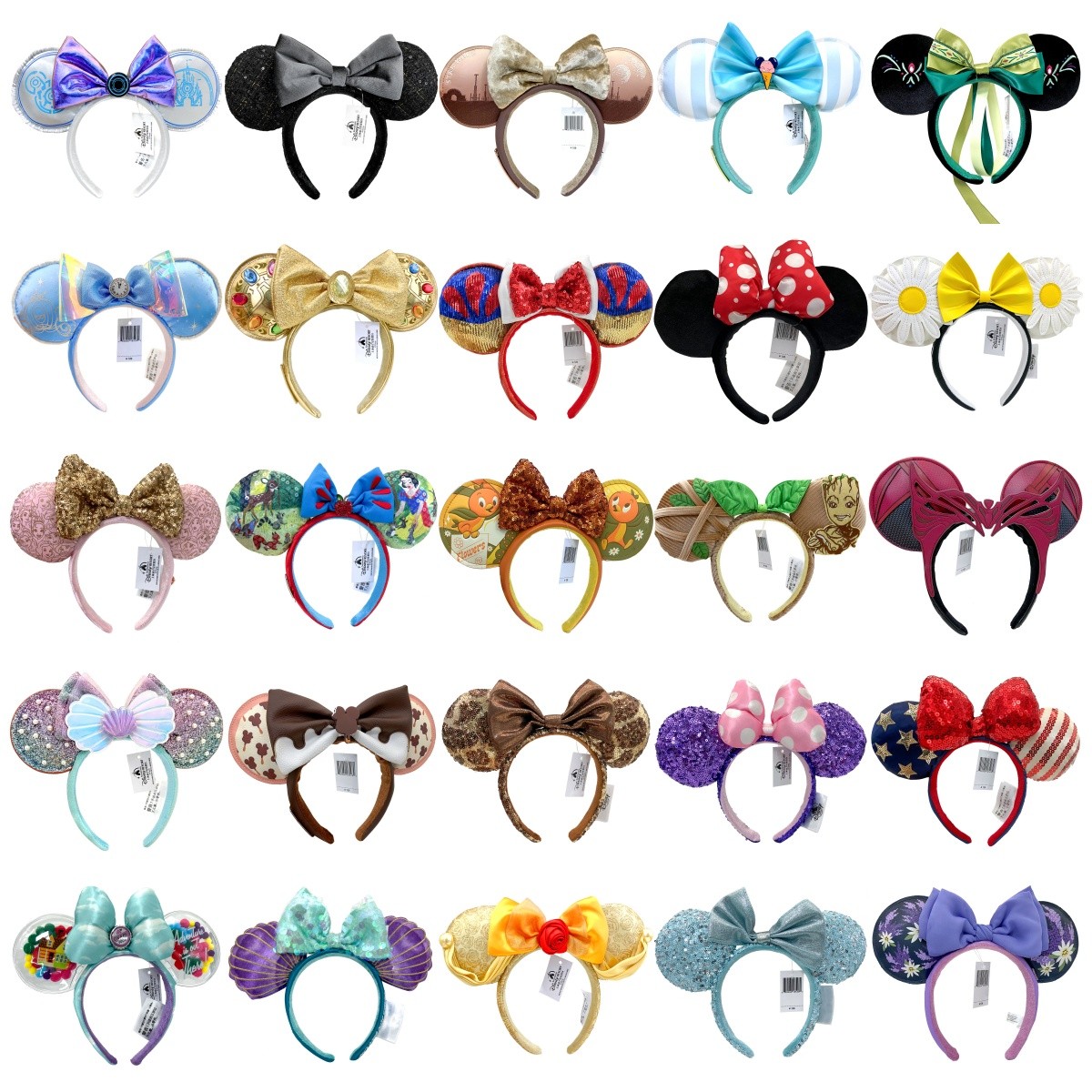 203+ Disney-Parks Headband Minnie Mickey Ears Bow Sequins Disneyland Resort