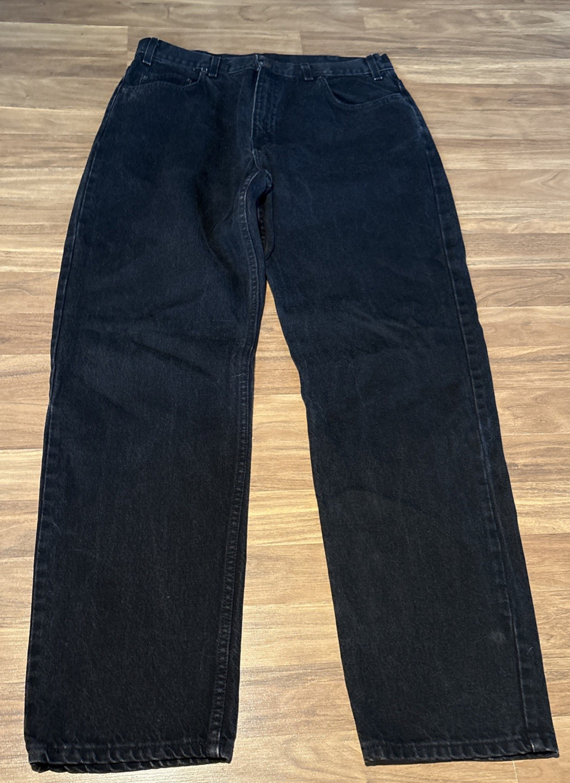 Vintage Arizona Jean Company Mens 36×32 Black Denim Jeans Made in USA 1994 0720