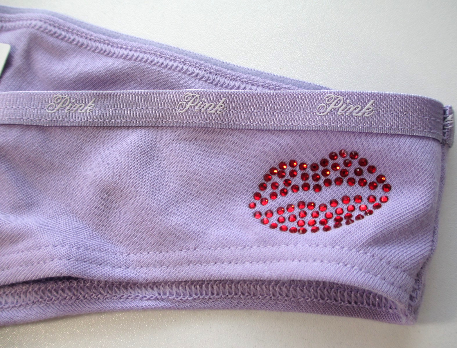 VICTORIA’S SECRET PINK Cotton Tanga High Leg Cheeky Panty S M L Purple NWT VS
