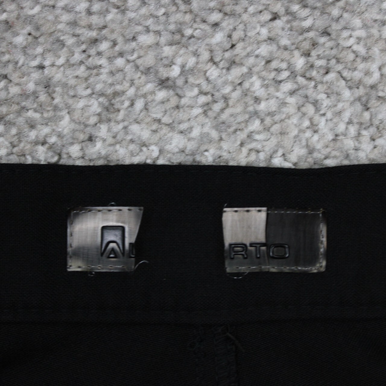 Alberto Pants Mens 36 x 28 Black Tom Ceramica Poly/Viscose Stretch Flat Front