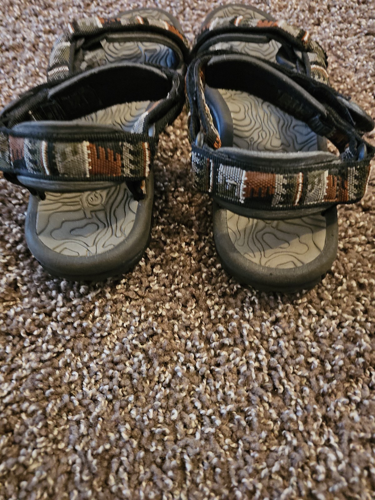 TEVA TERRA Fi HURRICANE XLT MEN’s SANDALS SCORPION RIVER PRINT SIZE 8