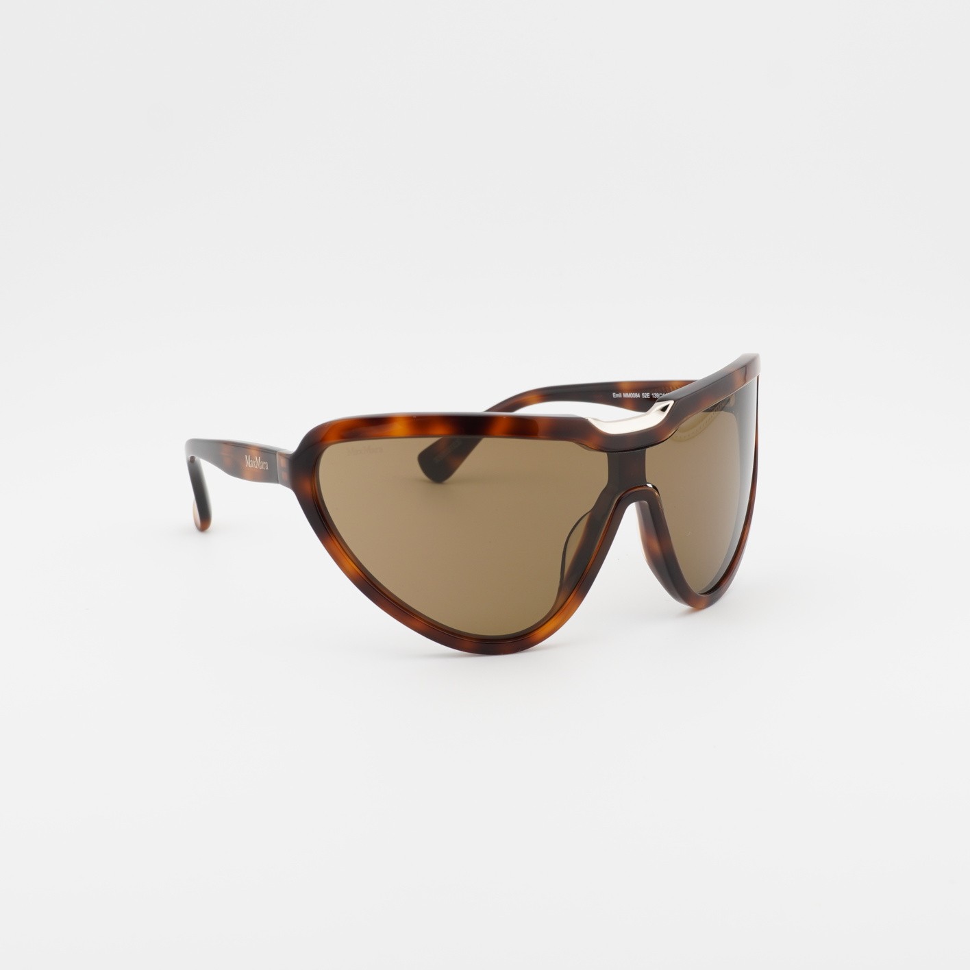 New Max Mara MM0084 52E Havana/Brown 139-0-115 Sunglasses