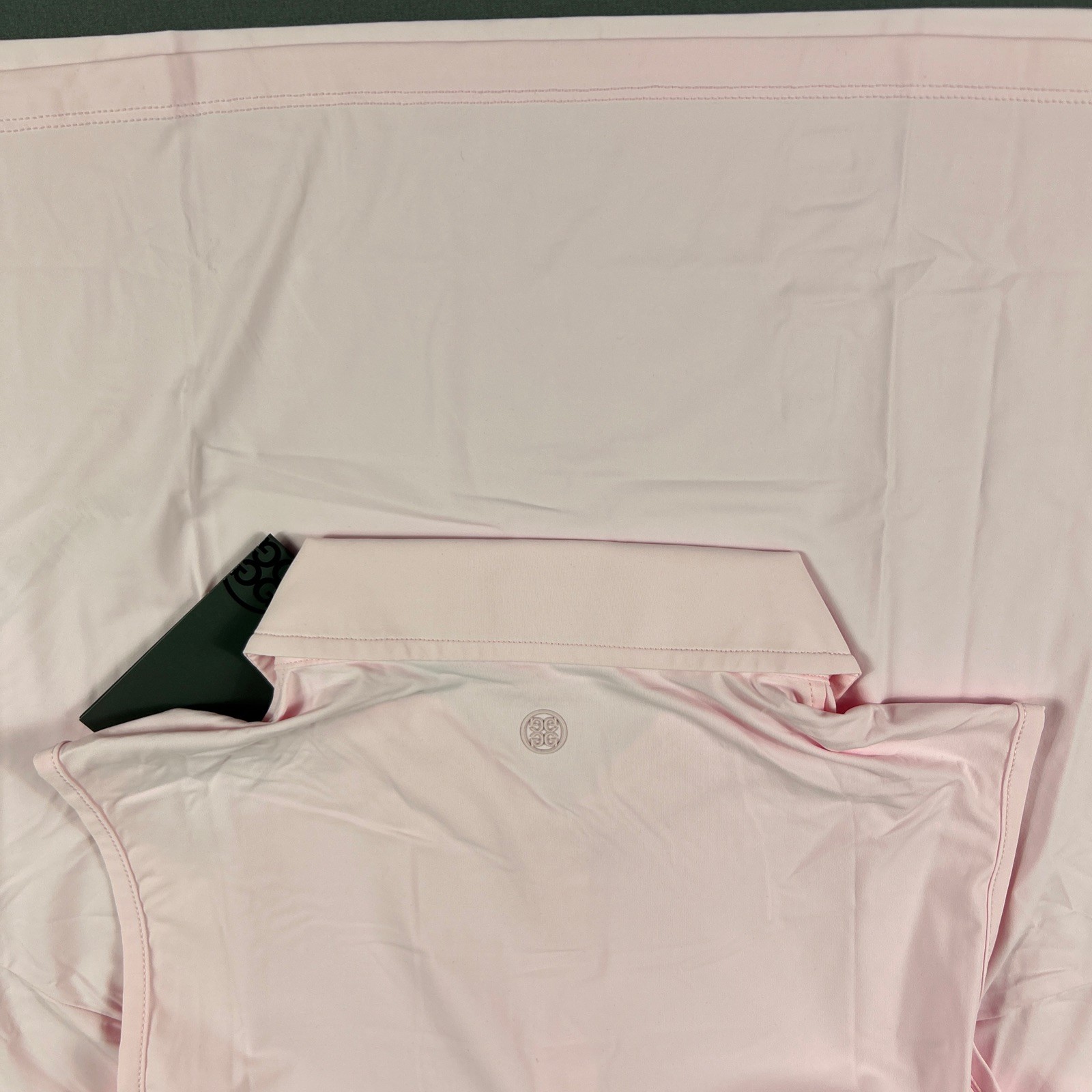 G/Fore G4 Golf Shirt Polo Silky Tech Sleeveless Medium Pink Nylon NWT MSRP $110