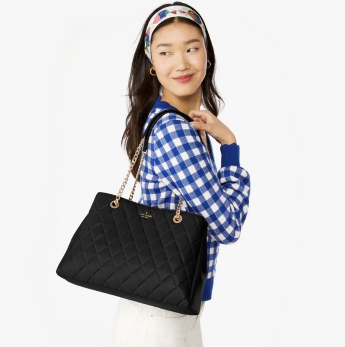 Kate Spade Carey Quilted Tote Medium