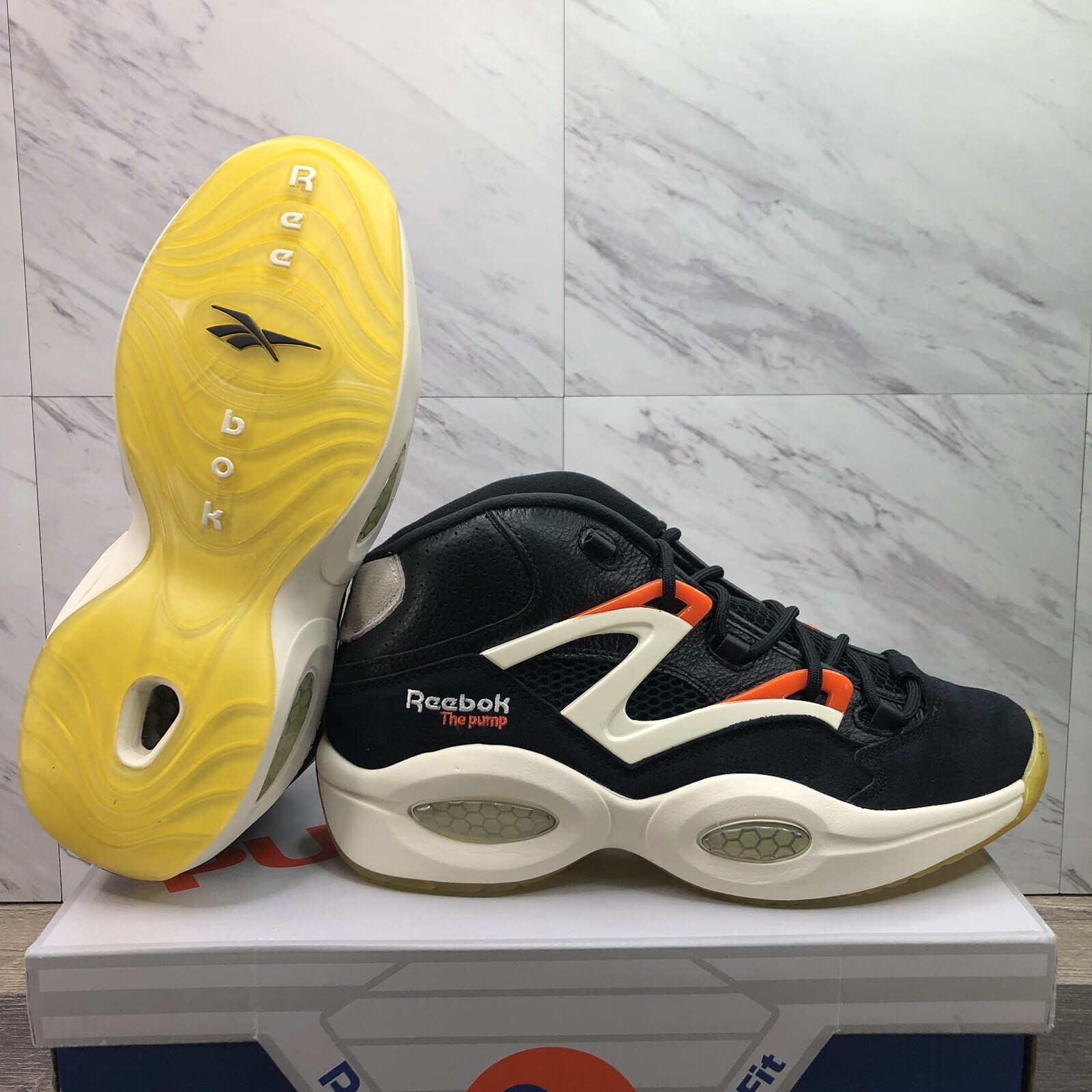 Reebok Question ‘Pump Omni Lite’ Basketball Sneakers H06496 Mens 10 ‘The Pump’