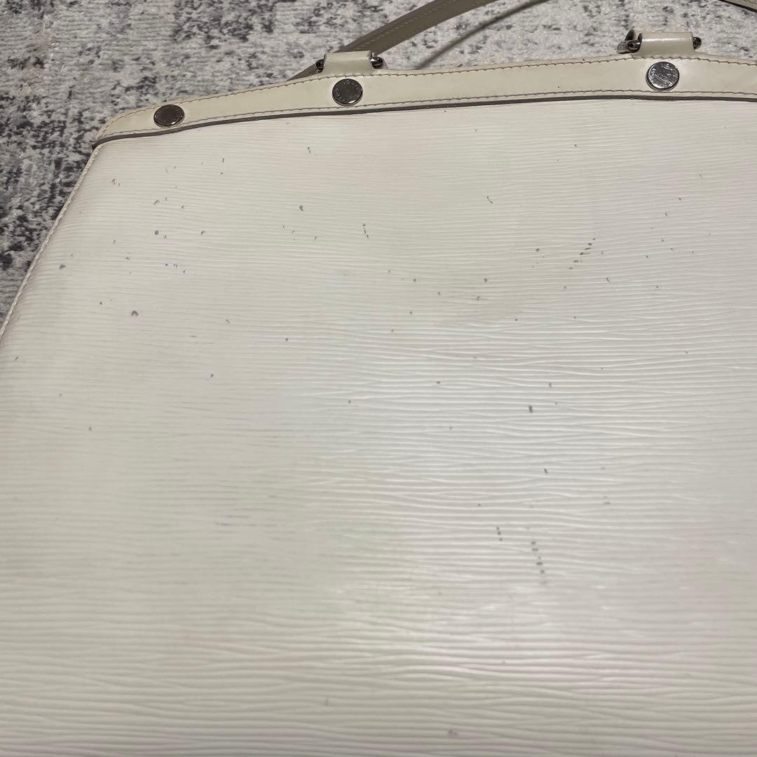 Louis Vuitton Brea MM M40330 White Epi Hand Shoulder Bag 13.0 x 9.8 x 4.7 inches