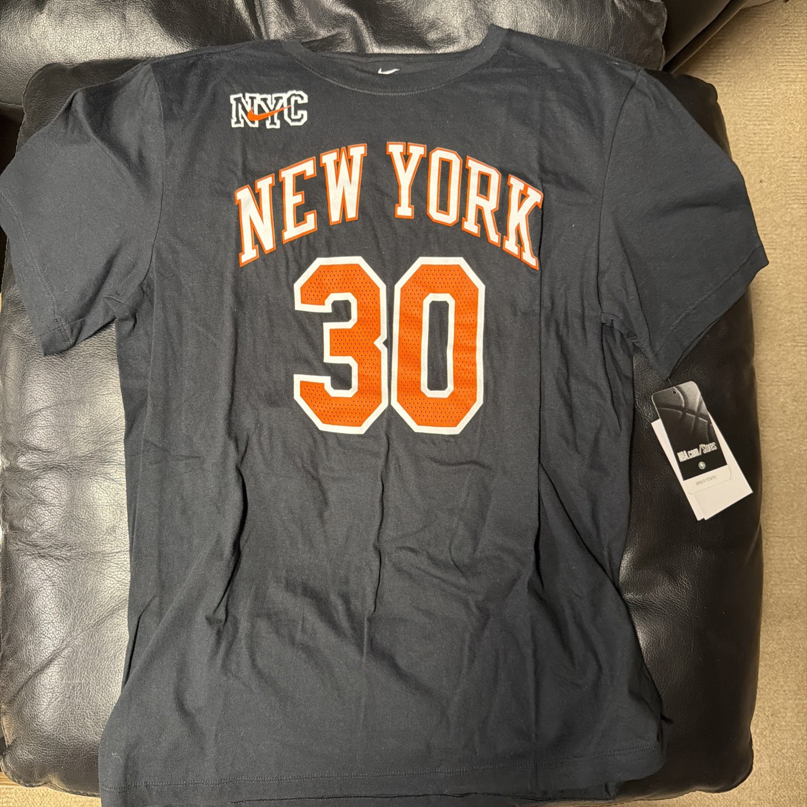 Nike New York Knicks Julius Randle 21-22 City Edition Name & Number Tee Medium